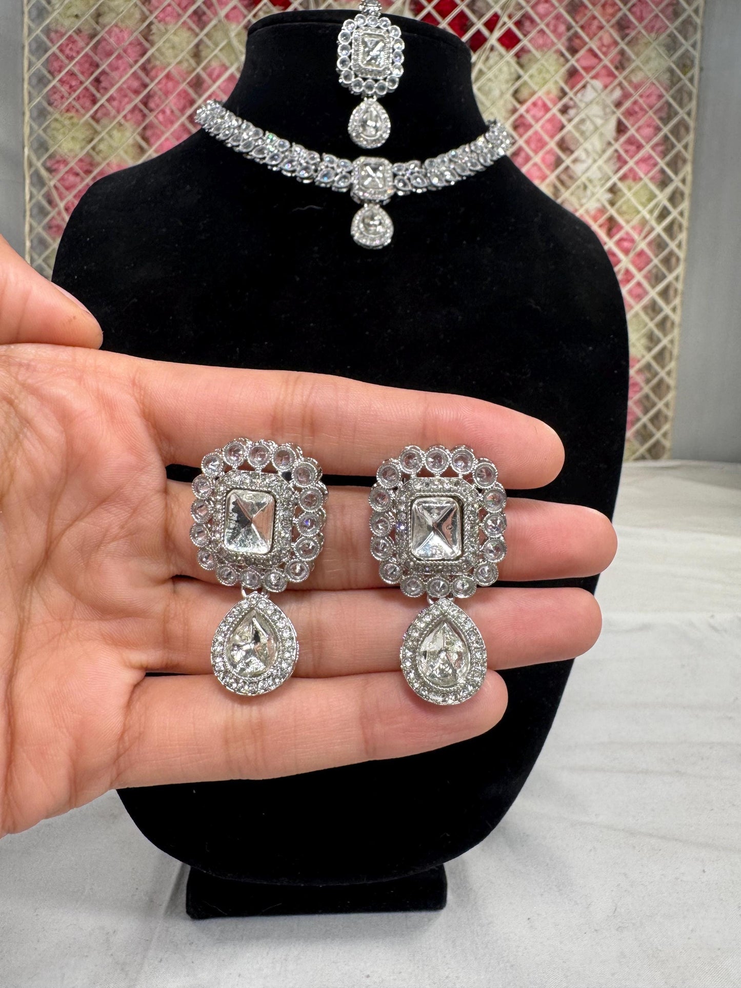 Indian jewlery set/Necklace Set/ Choker/ Bollywood Jewelry/ Indian jewelry/ Pakistani necklace/ punjabi necklace/bridal/