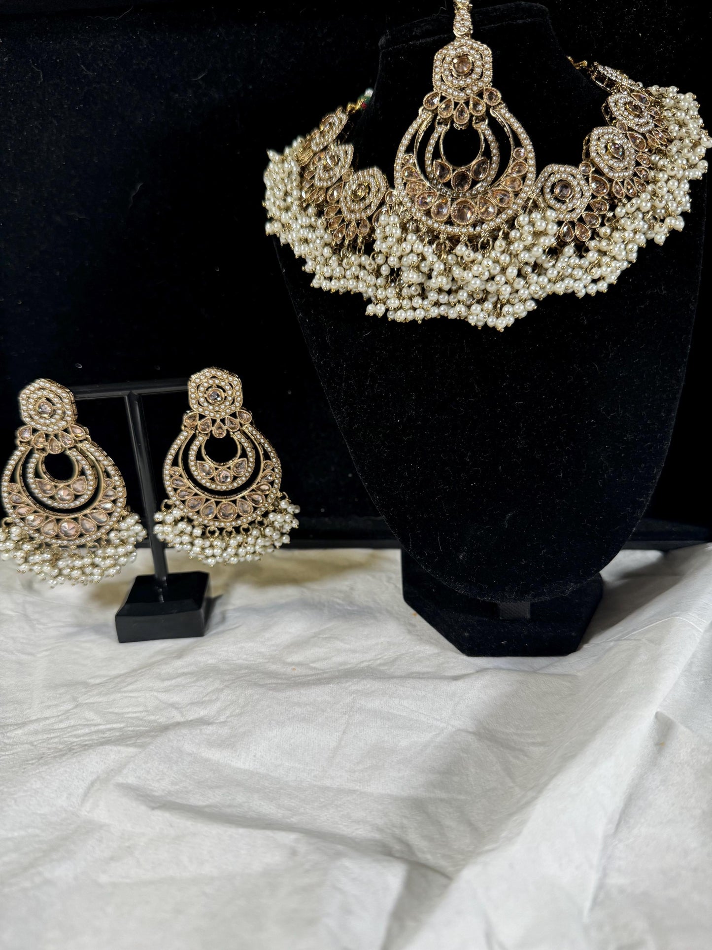 Indian jewlery set/Necklace Set/ Choker/ Bollywood Jewelry/ Indian jewelry/ Pakistani necklace/ punjabi necklace/bridal/