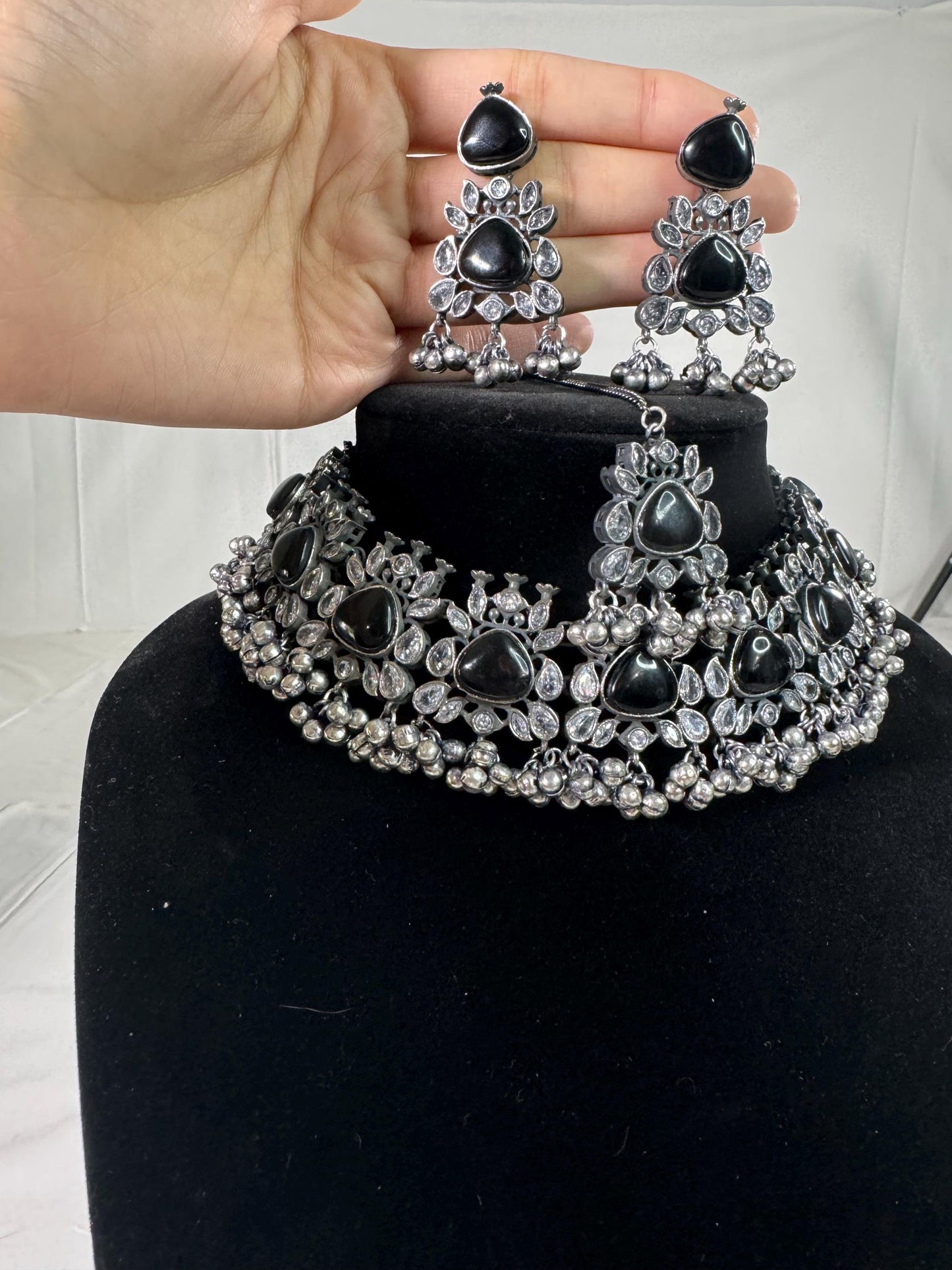 Indian jewlery set/Necklace Set/ Choker/ Bollywood Jewelry/ Indian jewelry/ Pakistani necklace/ punjabi necklace/bridal/
