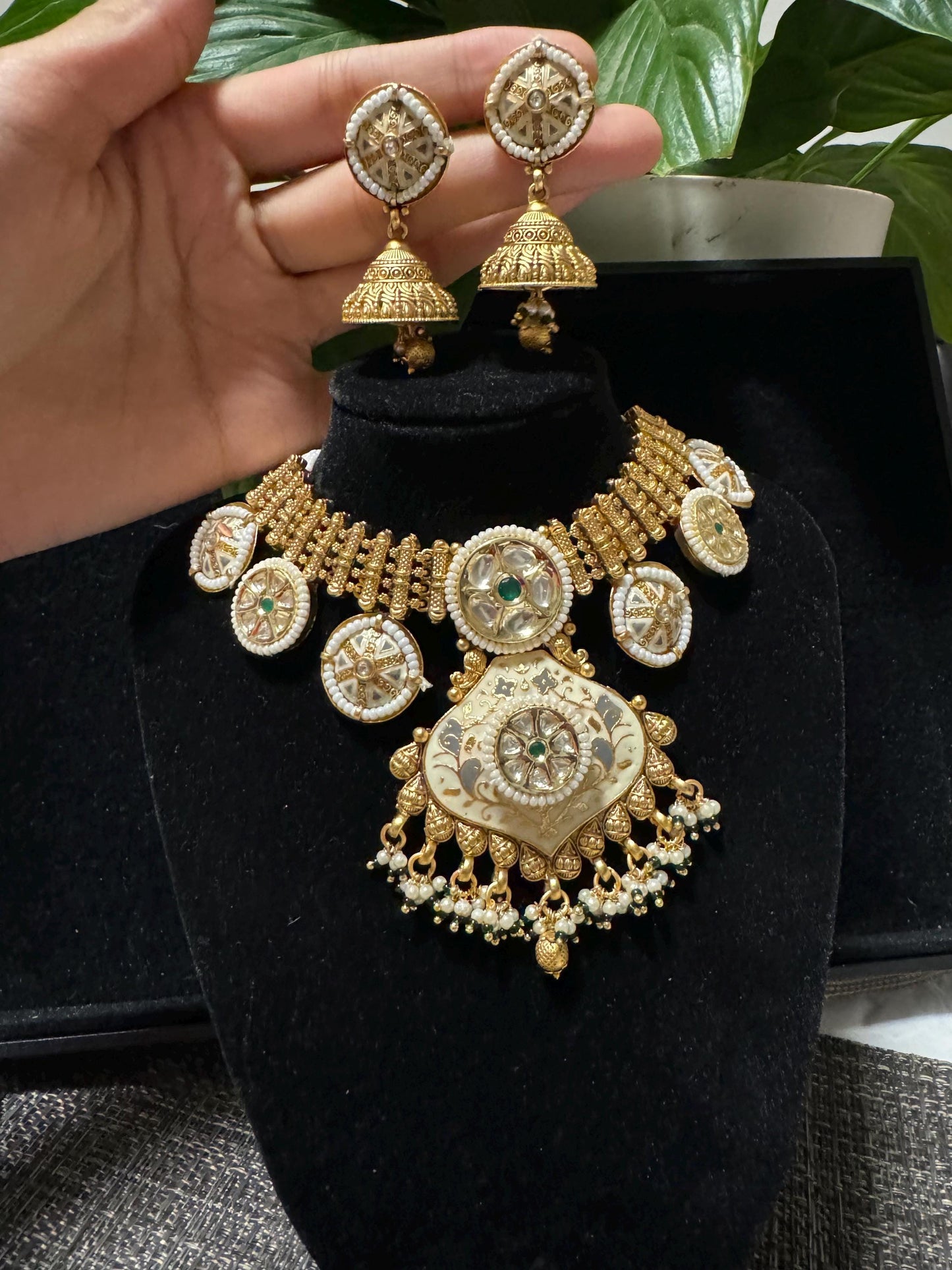 Indian jewlery set/Necklace Set/ Choker/ Bollywood Jewelry/ Indian jewelry/ Pakistani necklace/ punjabi necklace/bridal/