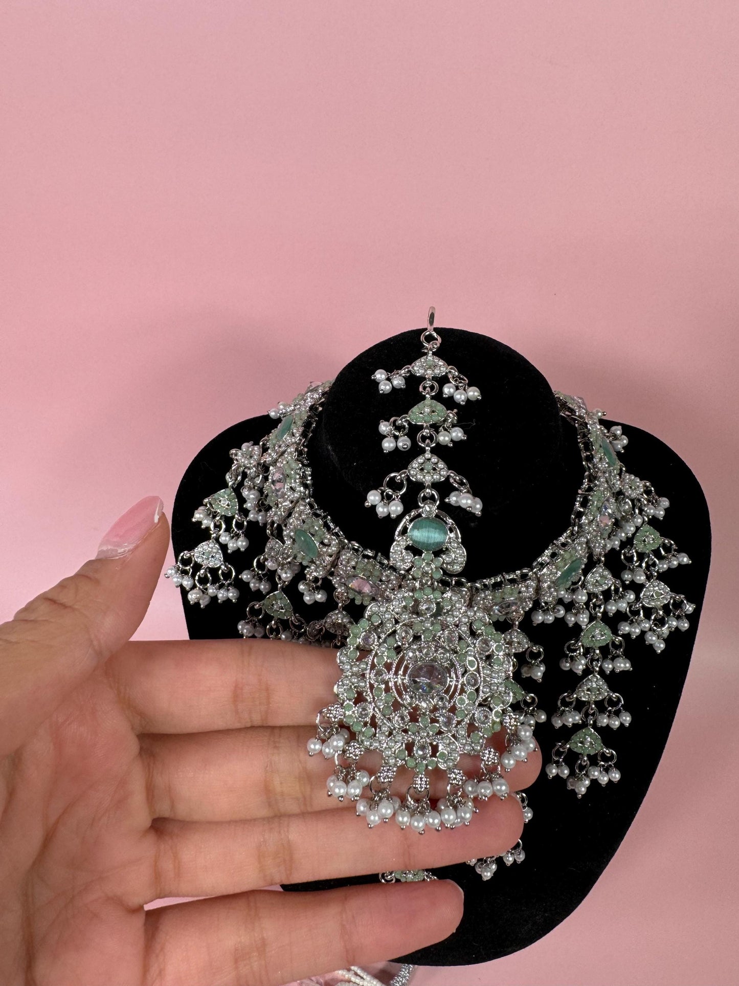 Indian jewlery set/Necklace Set/ Choker/ Bollywood Jewelry/ Indian jewelry/ Pakistani necklace/ punjabi necklace/bridal/