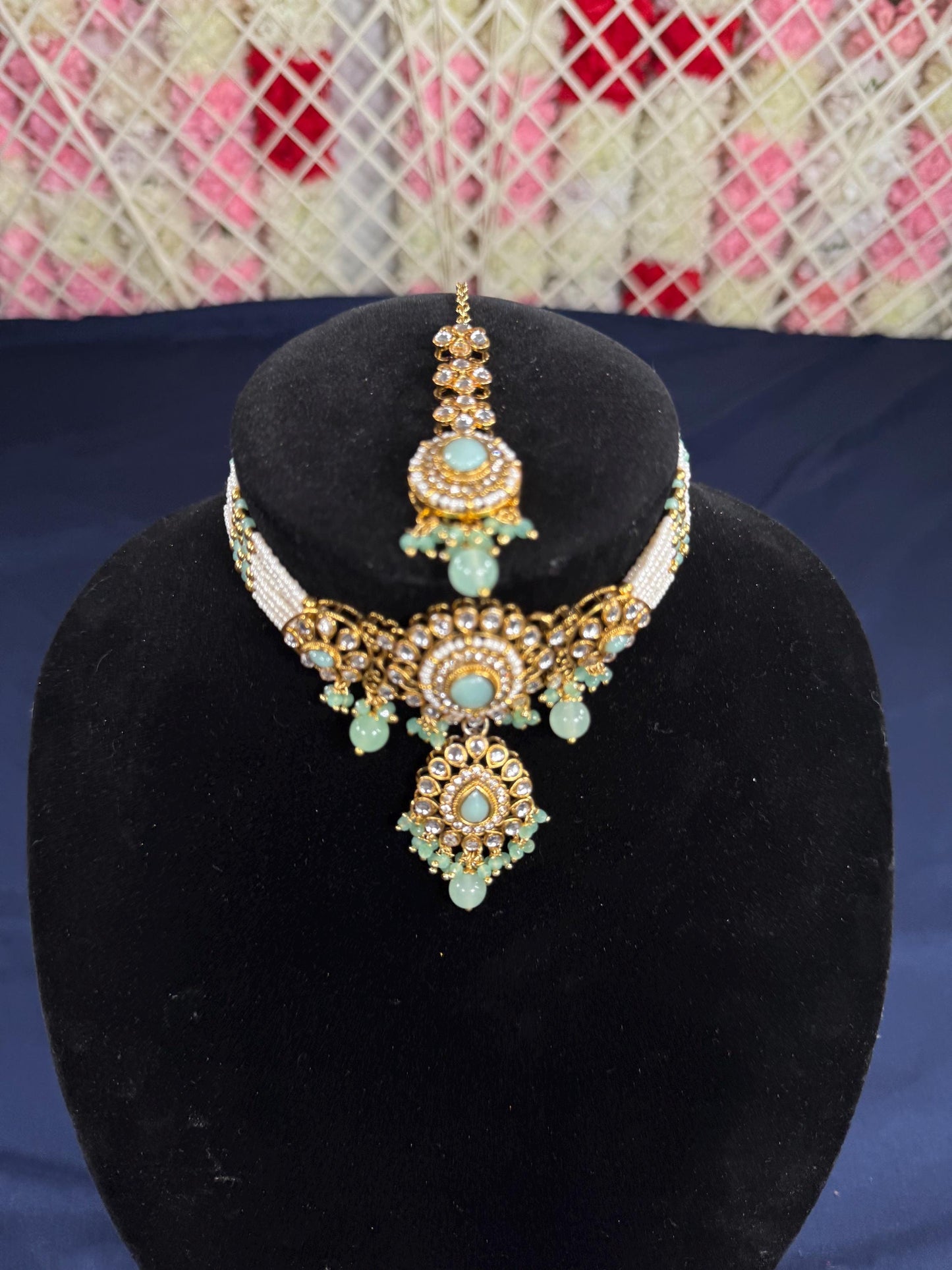Indian jewlery set/Necklace Set/ Choker/ Bollywood Jewelry/ Indian jewelry/ Pakistani necklace/ punjabi necklace/bridal/