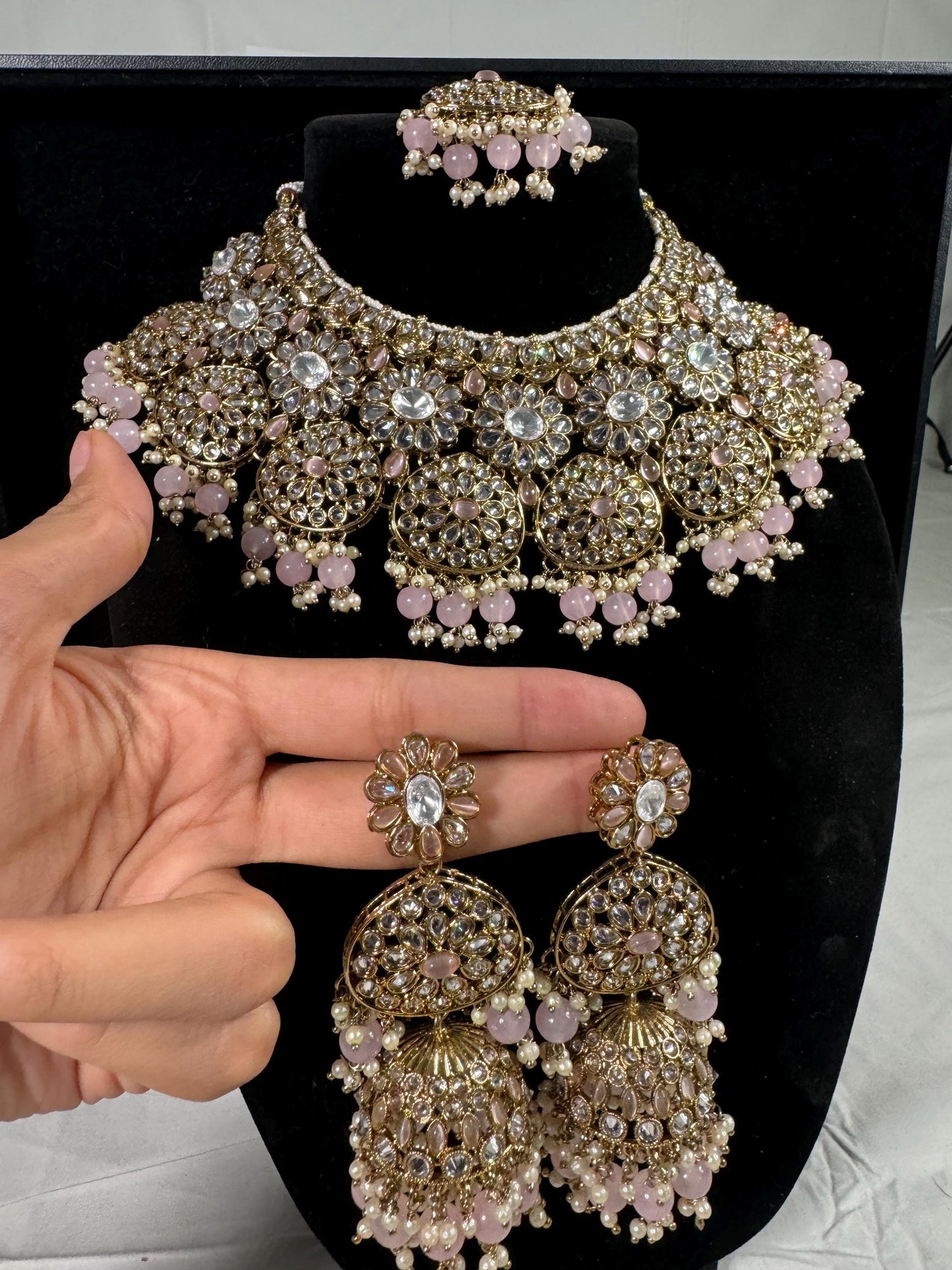 Indian jewlery set/Necklace Set/ Choker/ Bollywood Jewelry/ Indian jewelry/ Pakistani necklace/ punjabi necklace/bridal/