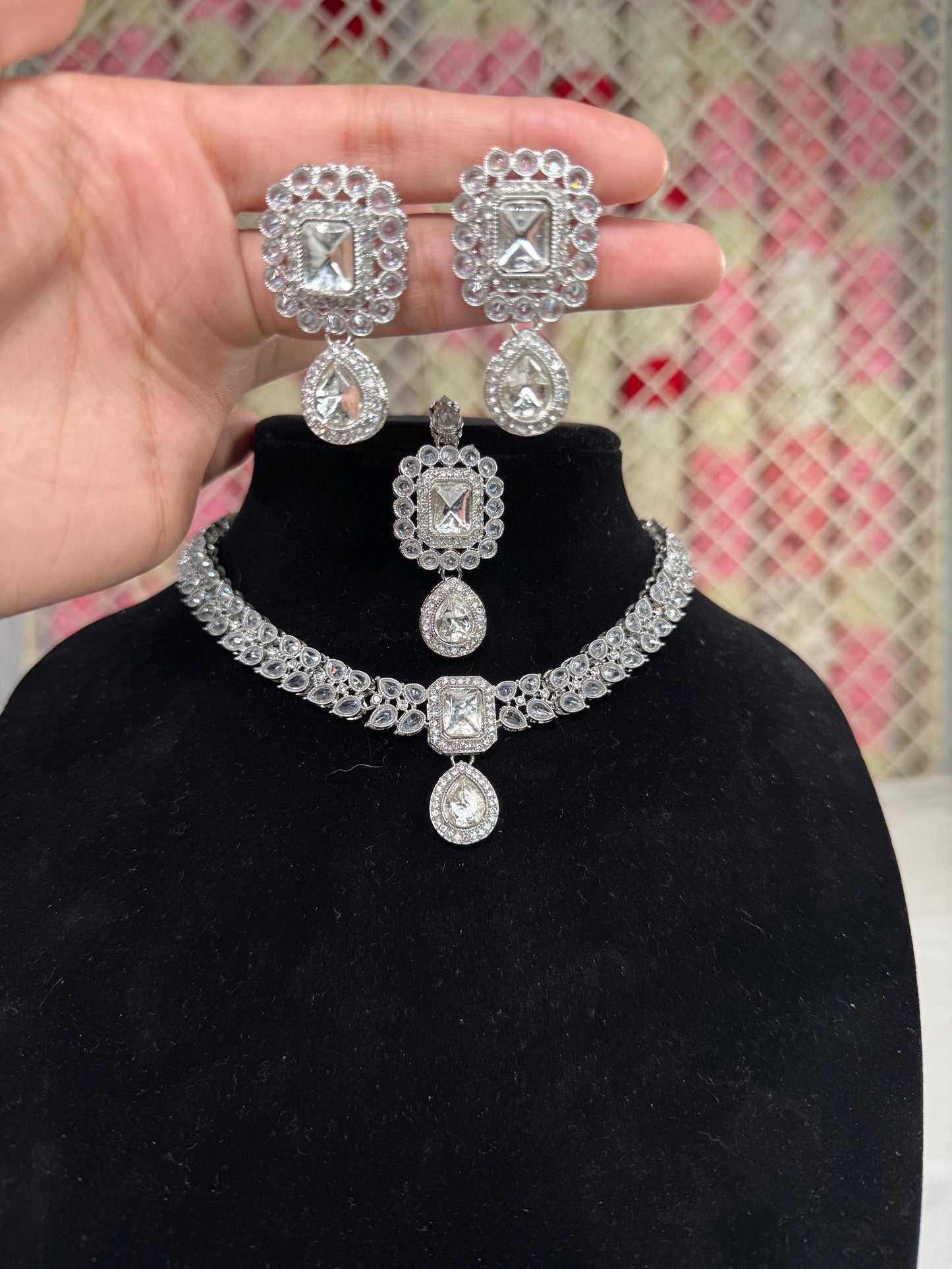 Indian jewlery set/Necklace Set/ Choker/ Bollywood Jewelry/ Indian jewelry/ Pakistani necklace/ punjabi necklace/bridal/