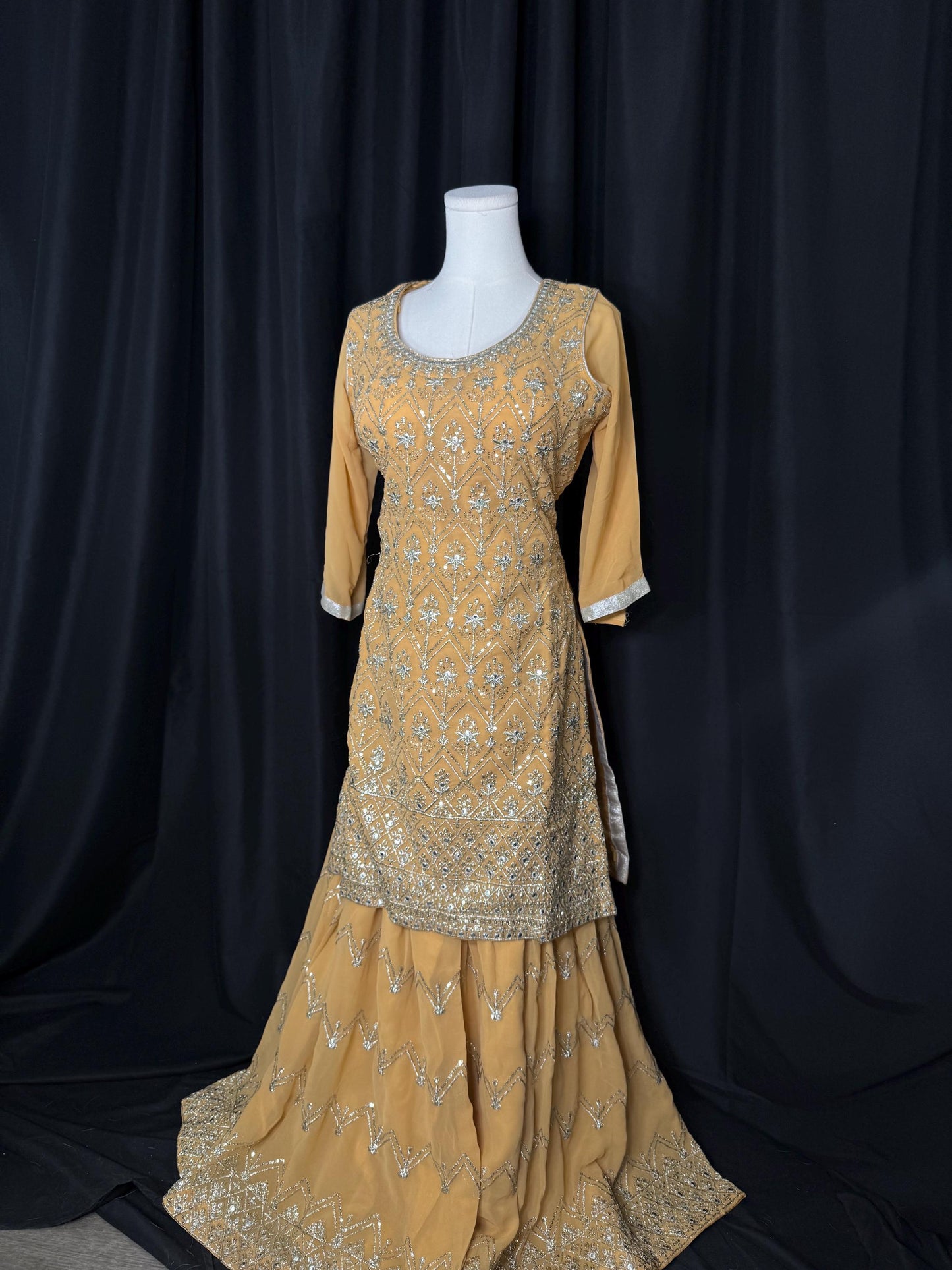 Punjabi Sharrara For Women Indian Designer Wedding Wear Party Wear function Wear Reception Wear Chaniya Choli bollywood Style Indian outfits