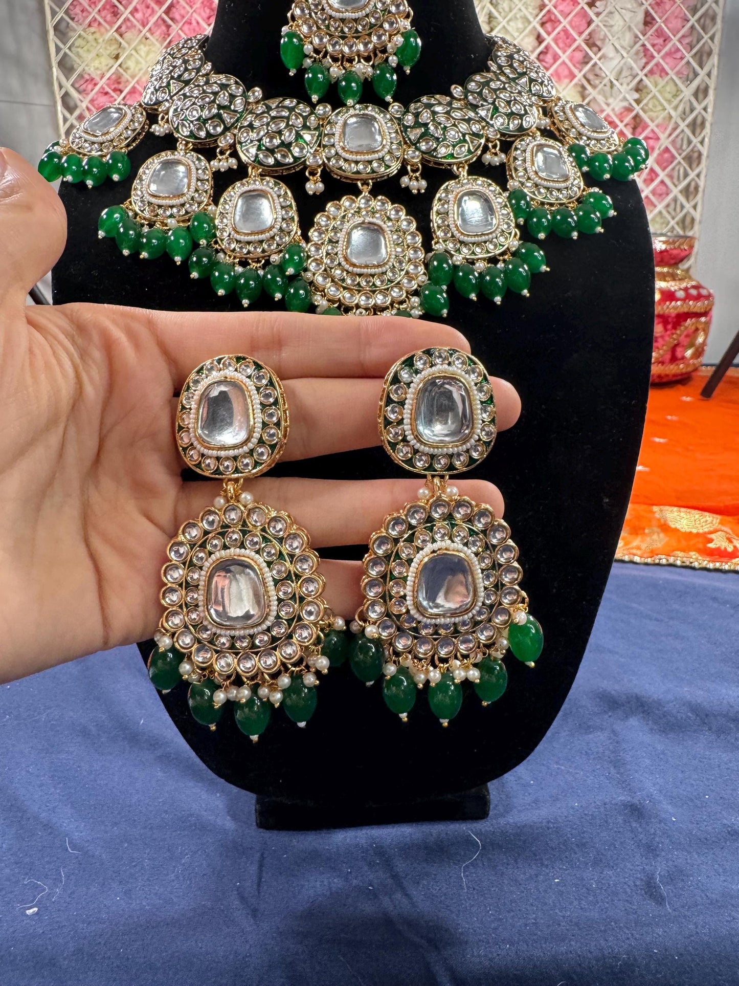 Indian jewlery set/Necklace Set/ Choker/ Bollywood Jewelry/ Indian jewelry/ Pakistani necklace/ punjabi necklace/bridal/