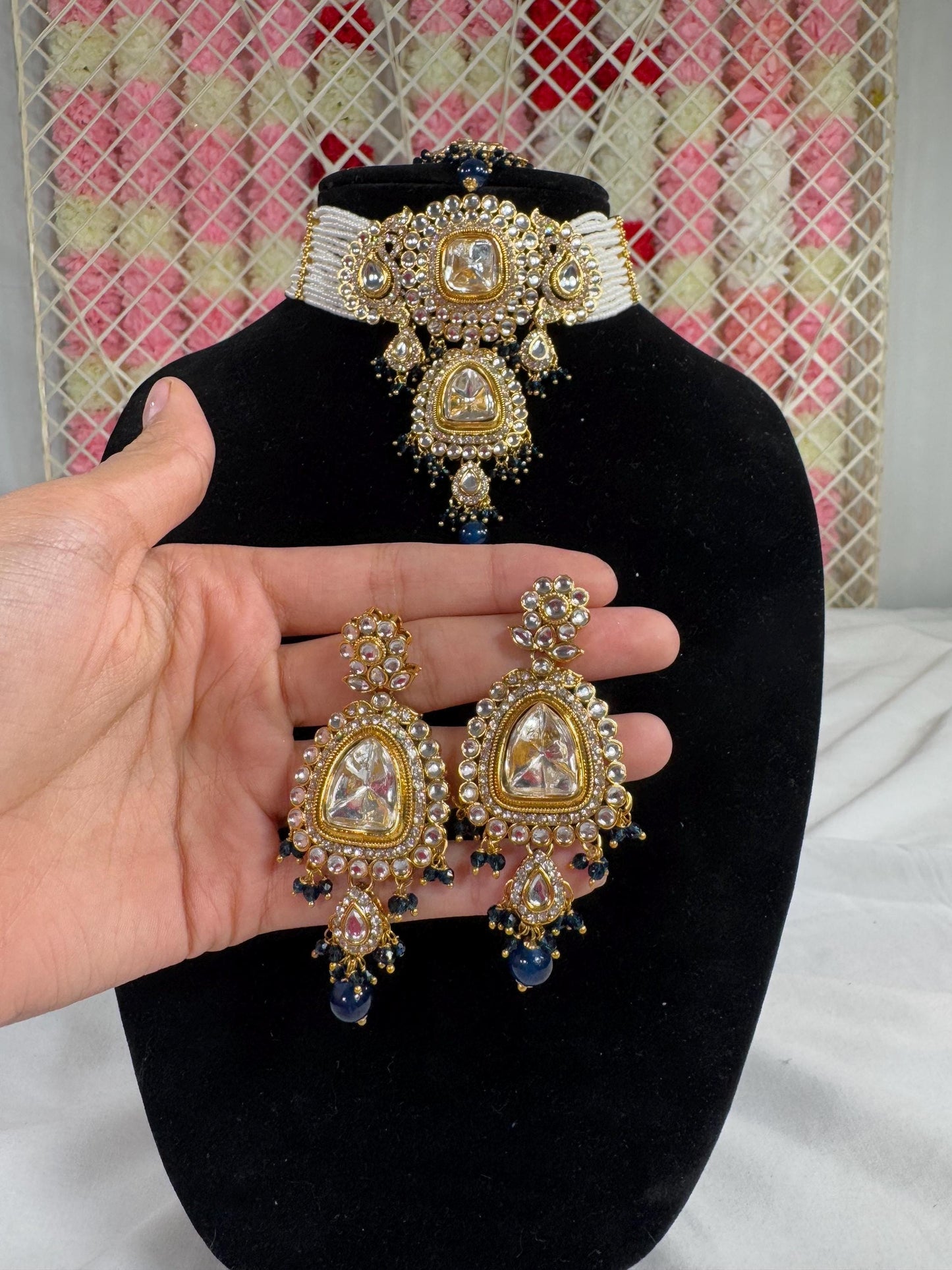Indian jewlery set/Necklace Set/ Choker/ Bollywood Jewelry/ Indian jewelry/ Pakistani necklace/ punjabi necklace/bridal/