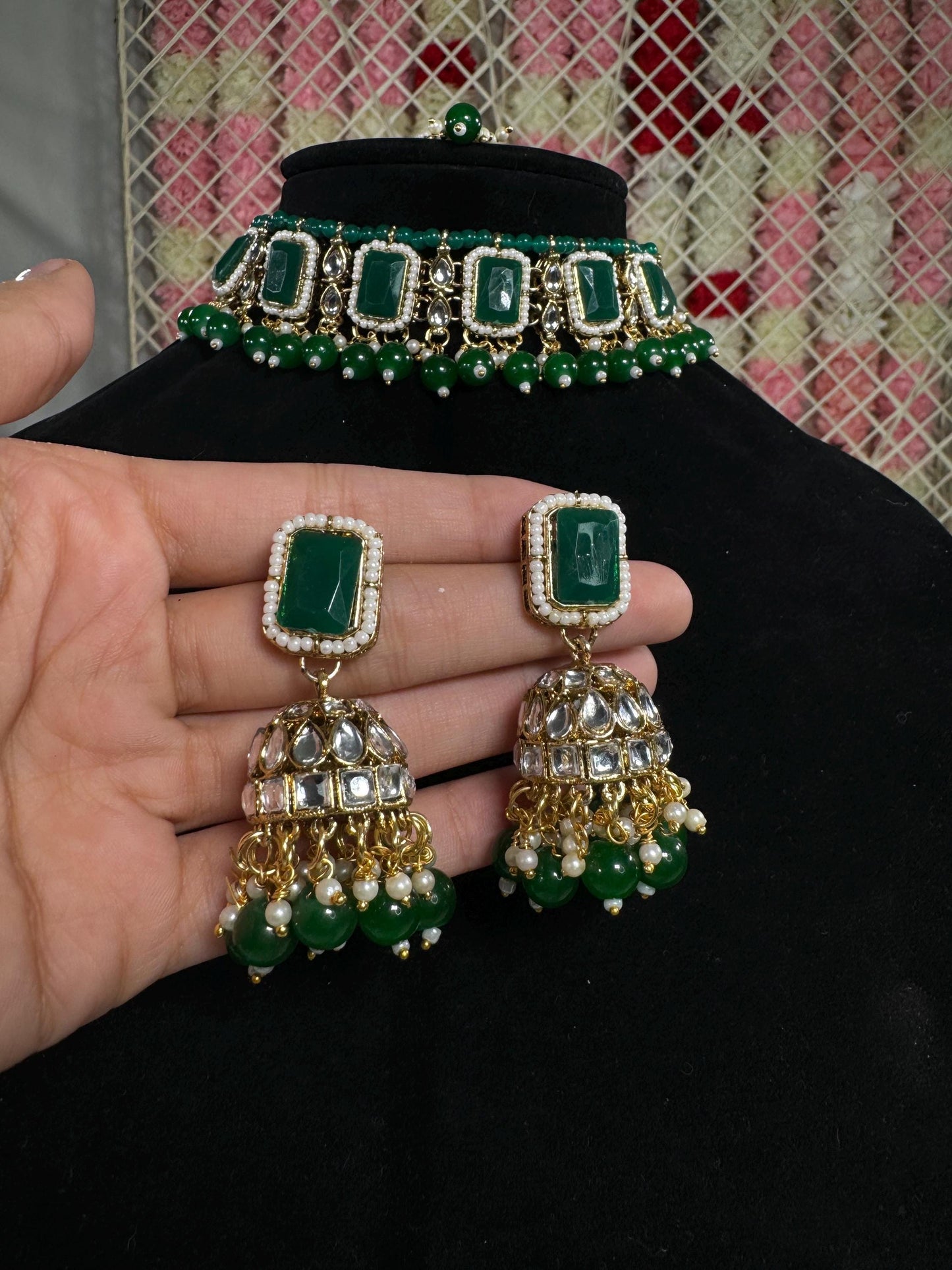 Indian jewlery set/Necklace Set/ Choker/ Bollywood Jewelry/ Indian jewelry/ Pakistani necklace/ punjabi necklace/bridal/