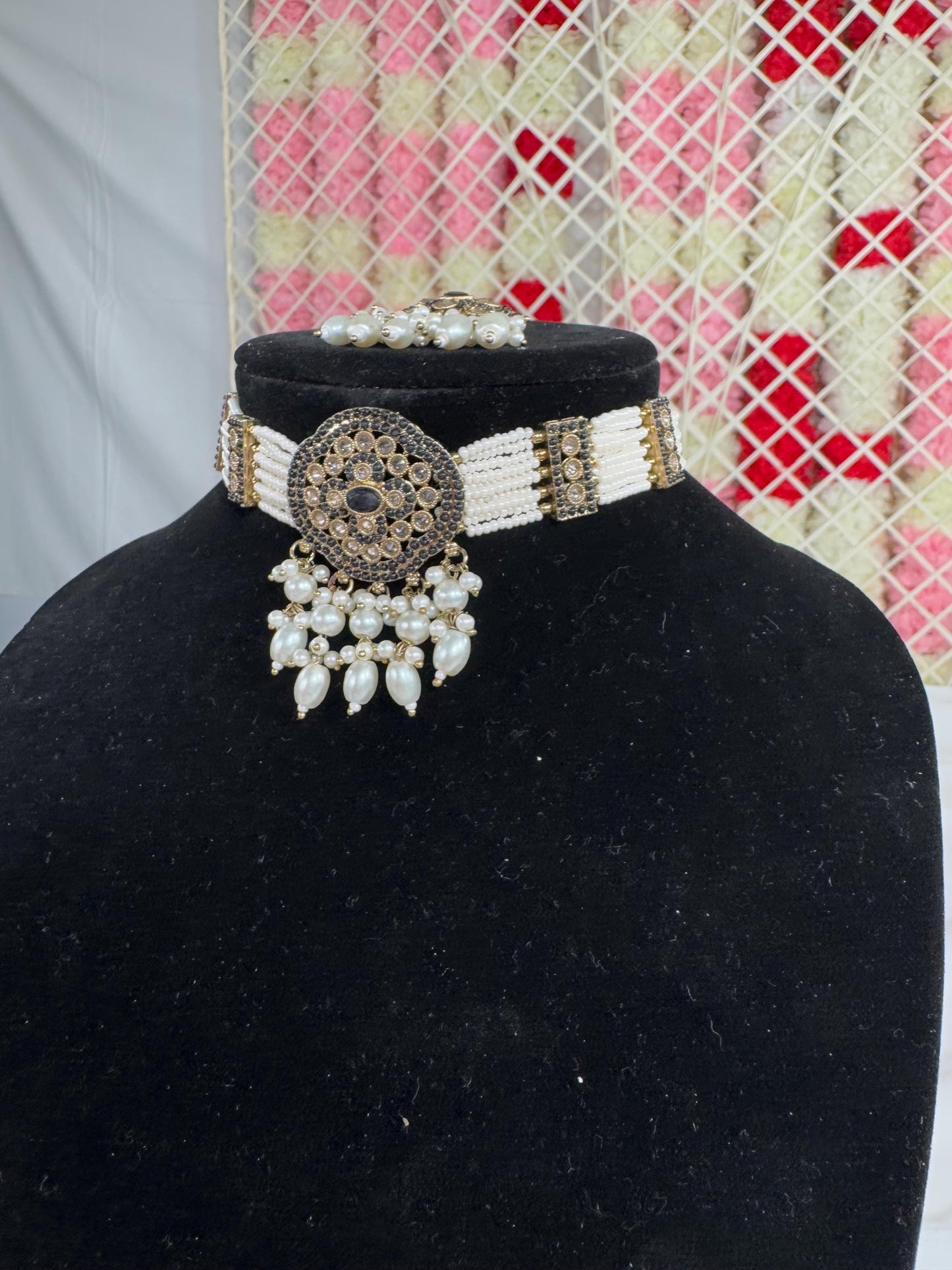 Indian jewlery set/Necklace Set/ Choker/ Bollywood Jewelry/ Indian jewelry/ Pakistani necklace/ punjabi necklace/bridal/