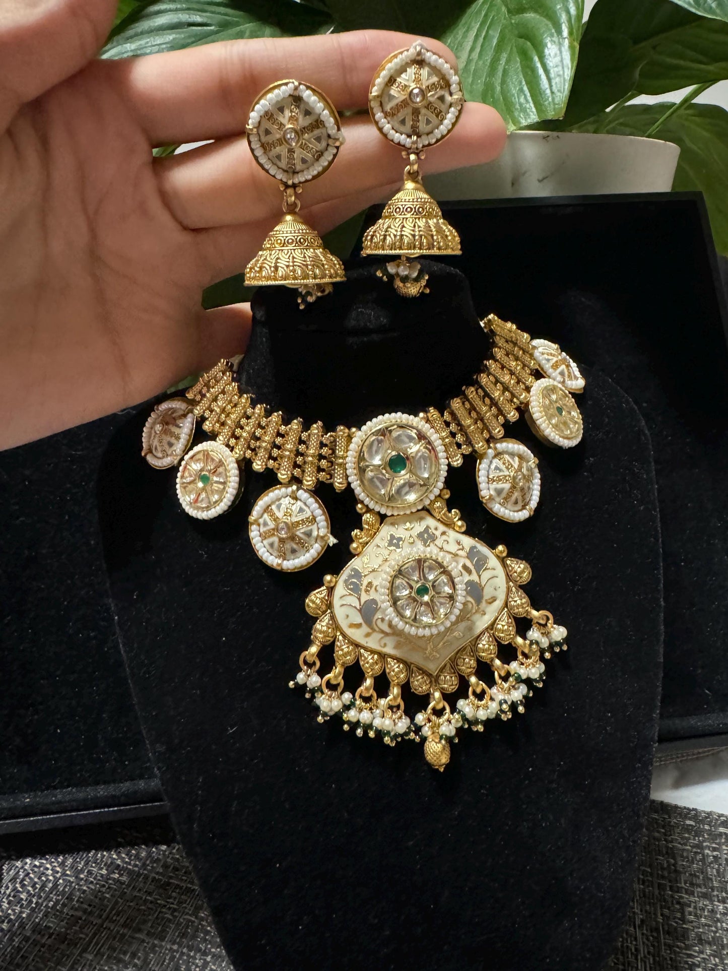 Indian jewlery set/Necklace Set/ Choker/ Bollywood Jewelry/ Indian jewelry/ Pakistani necklace/ punjabi necklace/bridal/