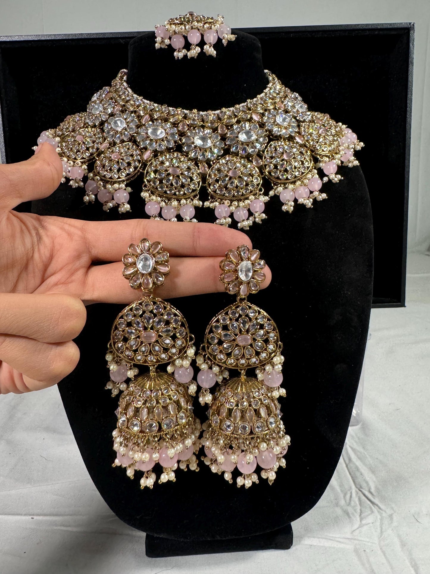 Indian jewlery set/Necklace Set/ Choker/ Bollywood Jewelry/ Indian jewelry/ Pakistani necklace/ punjabi necklace/bridal/