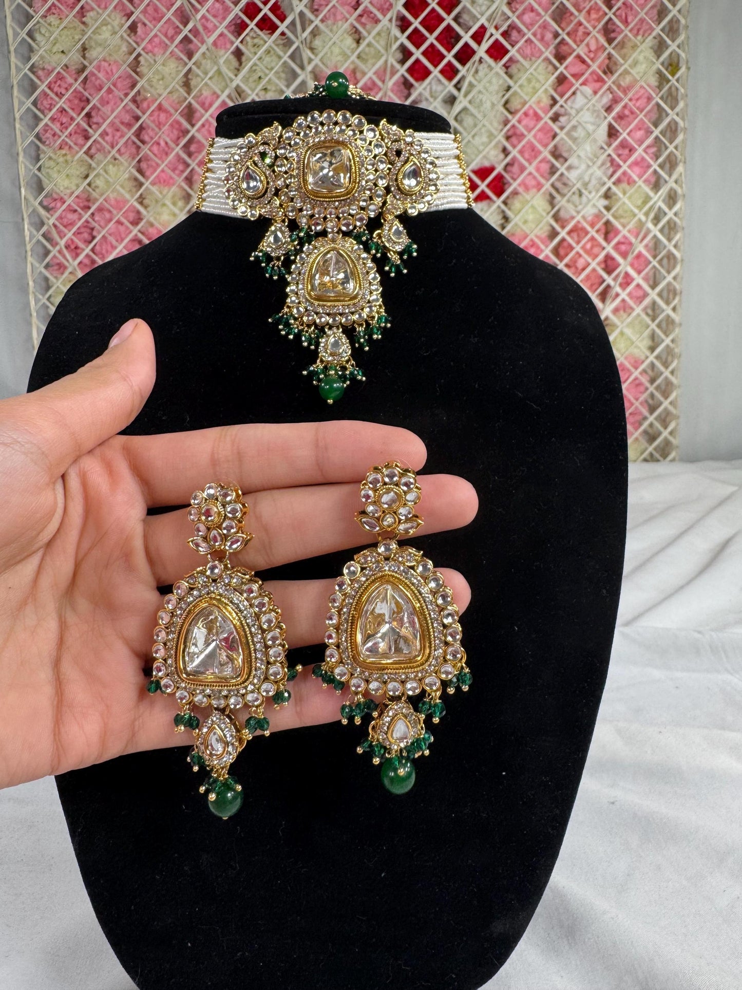 Indian jewlery set/Necklace Set/ Choker/ Bollywood Jewelry/ Indian jewelry/ Pakistani necklace/ punjabi necklace/bridal/