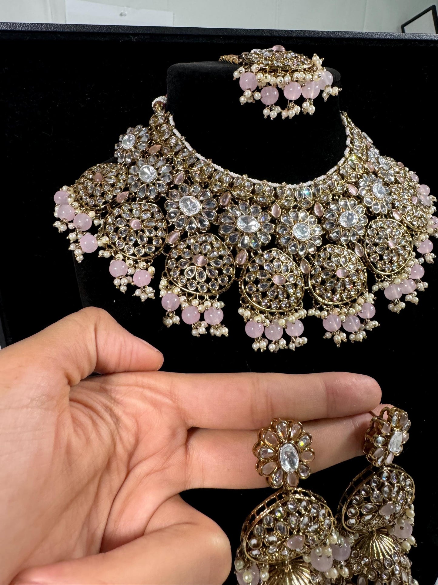Indian jewlery set/Necklace Set/ Choker/ Bollywood Jewelry/ Indian jewelry/ Pakistani necklace/ punjabi necklace/bridal/