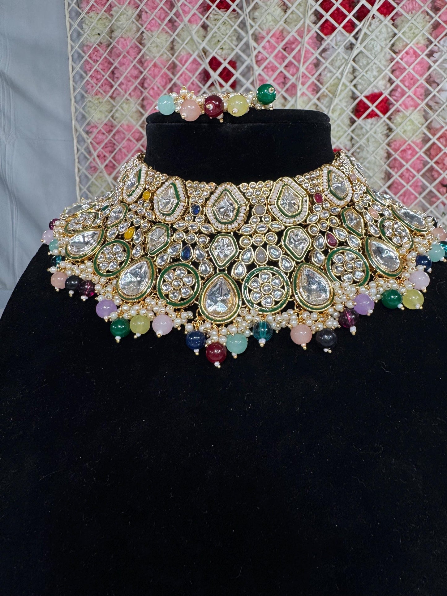 Indian jewlery set/Necklace Set/ Choker/ Bollywood Jewelry/ Indian jewelry/ Pakistani necklace/ punjabi necklace/bridal/