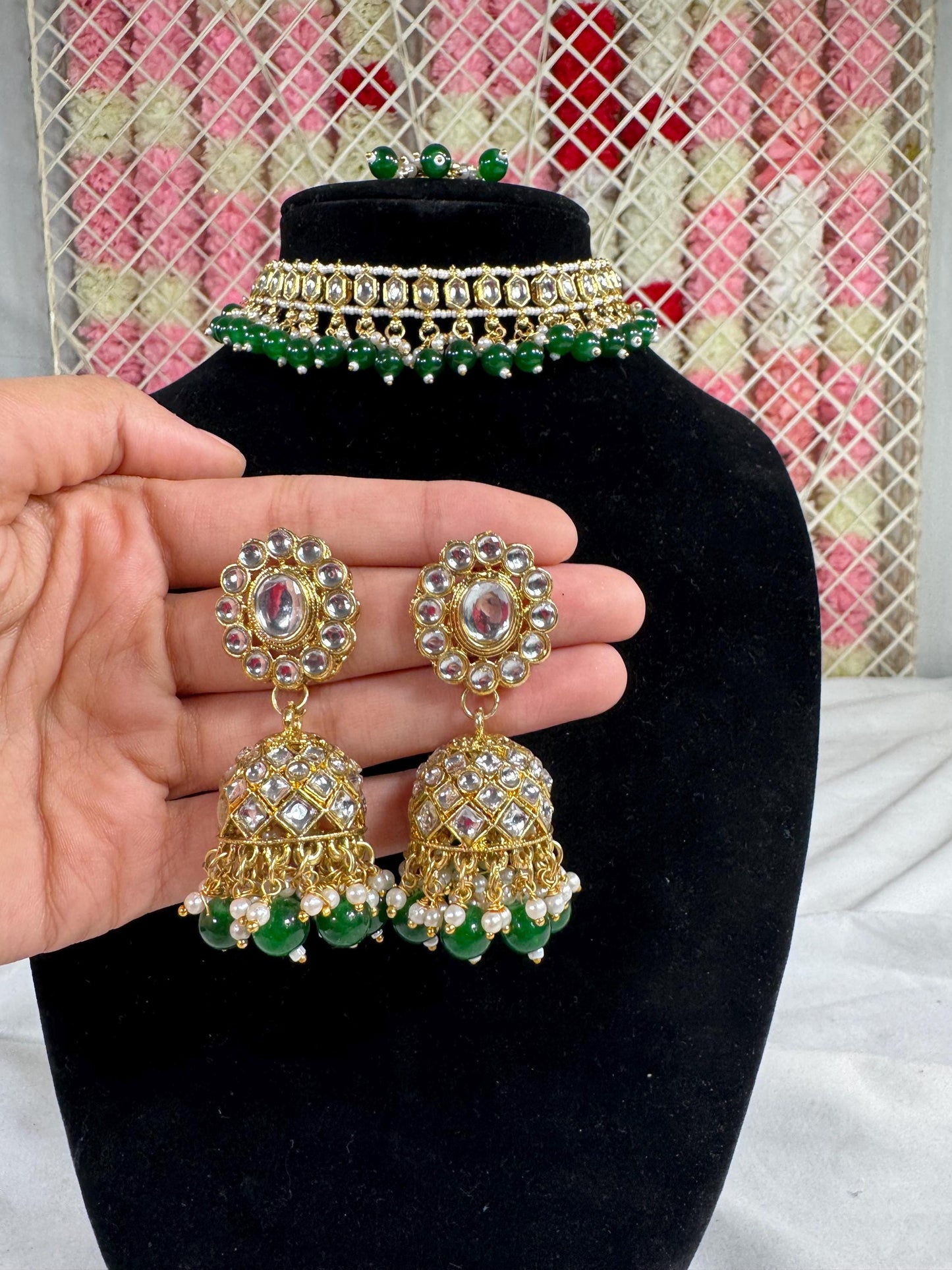 Indian jewlery set/Necklace Set/ Choker/ Bollywood Jewelry/ Indian jewelry/ Pakistani necklace/ punjabi necklace/bridal/