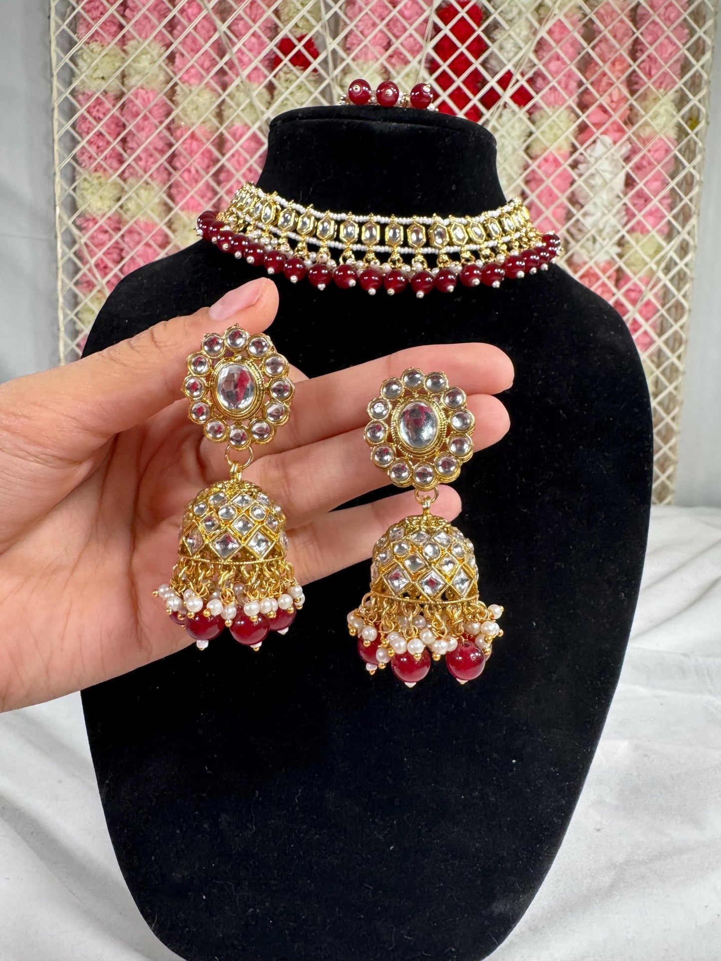 Indian jewlery set/Necklace Set/ Choker/ Bollywood Jewelry/ Indian jewelry/ Pakistani necklace/ punjabi necklace/bridal/