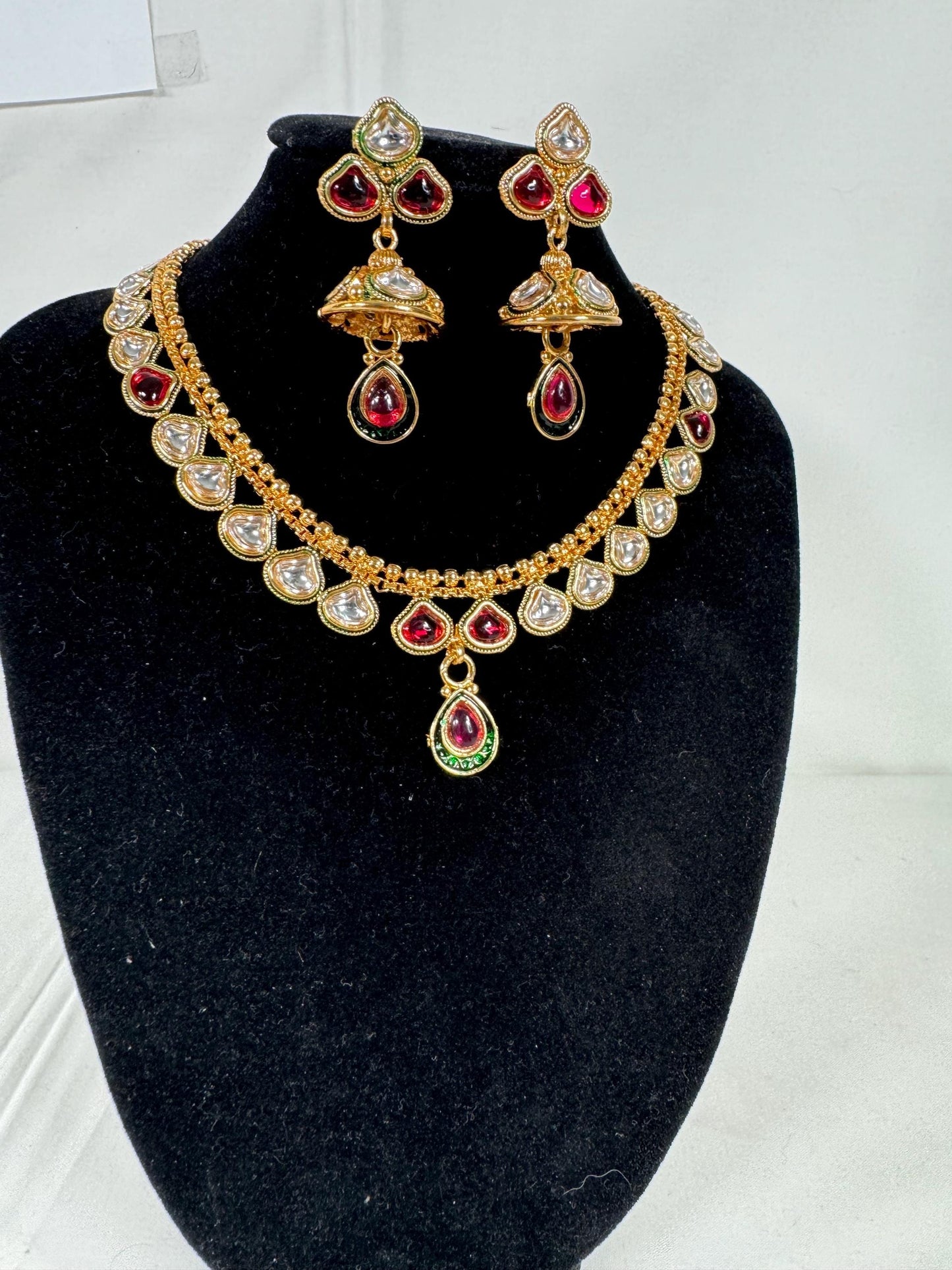 Indian jewlery set/Necklace Set/ Choker/ Bollywood Jewelry/ Indian jewelry/ Pakistani necklace/ punjabi necklace/bridal/