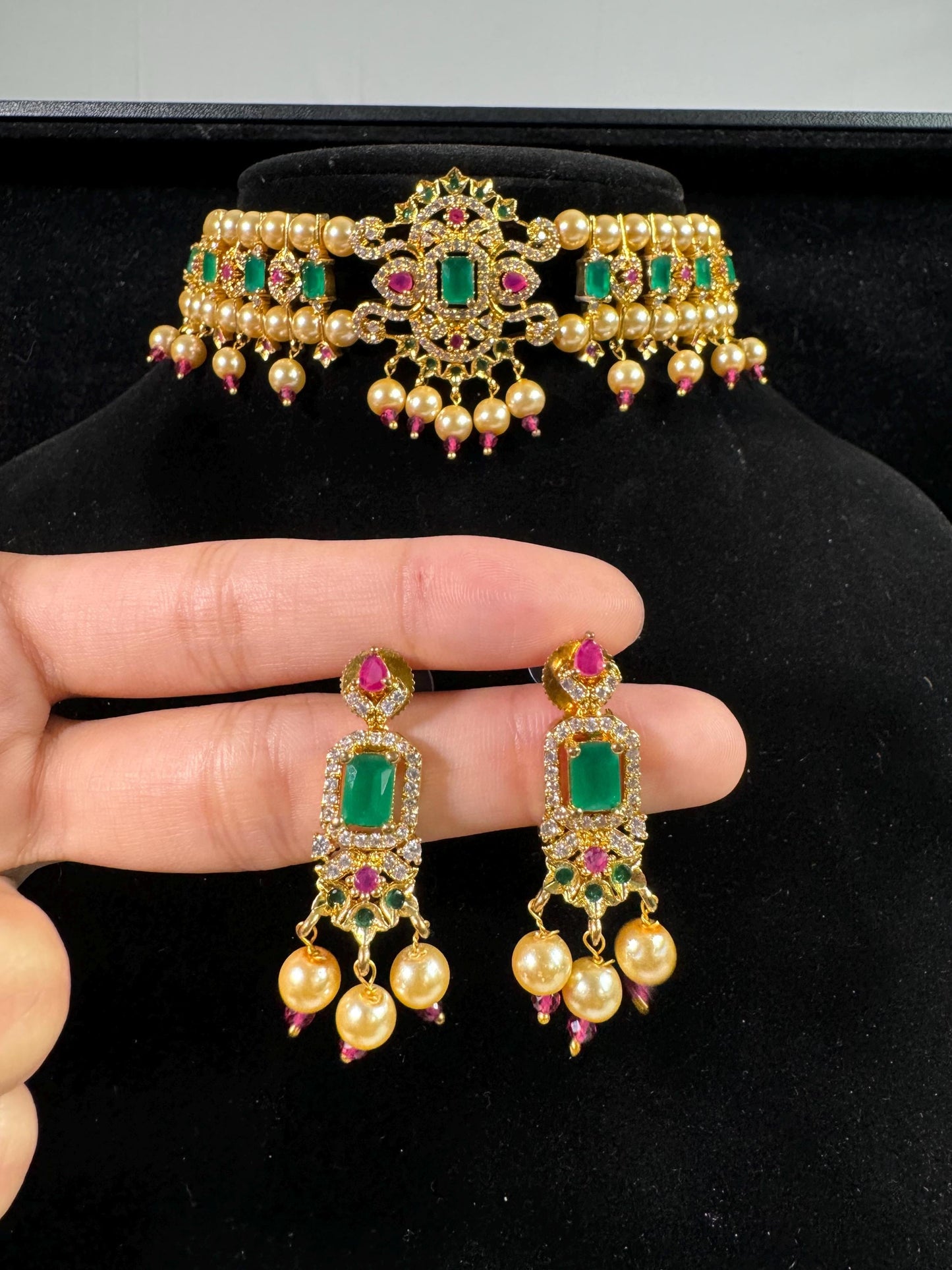 Indian jewlery set/Necklace Set/ Choker/ Bollywood Jewelry/ Indian jewelry/ Pakistani necklace/ punjabi necklace/bridal/