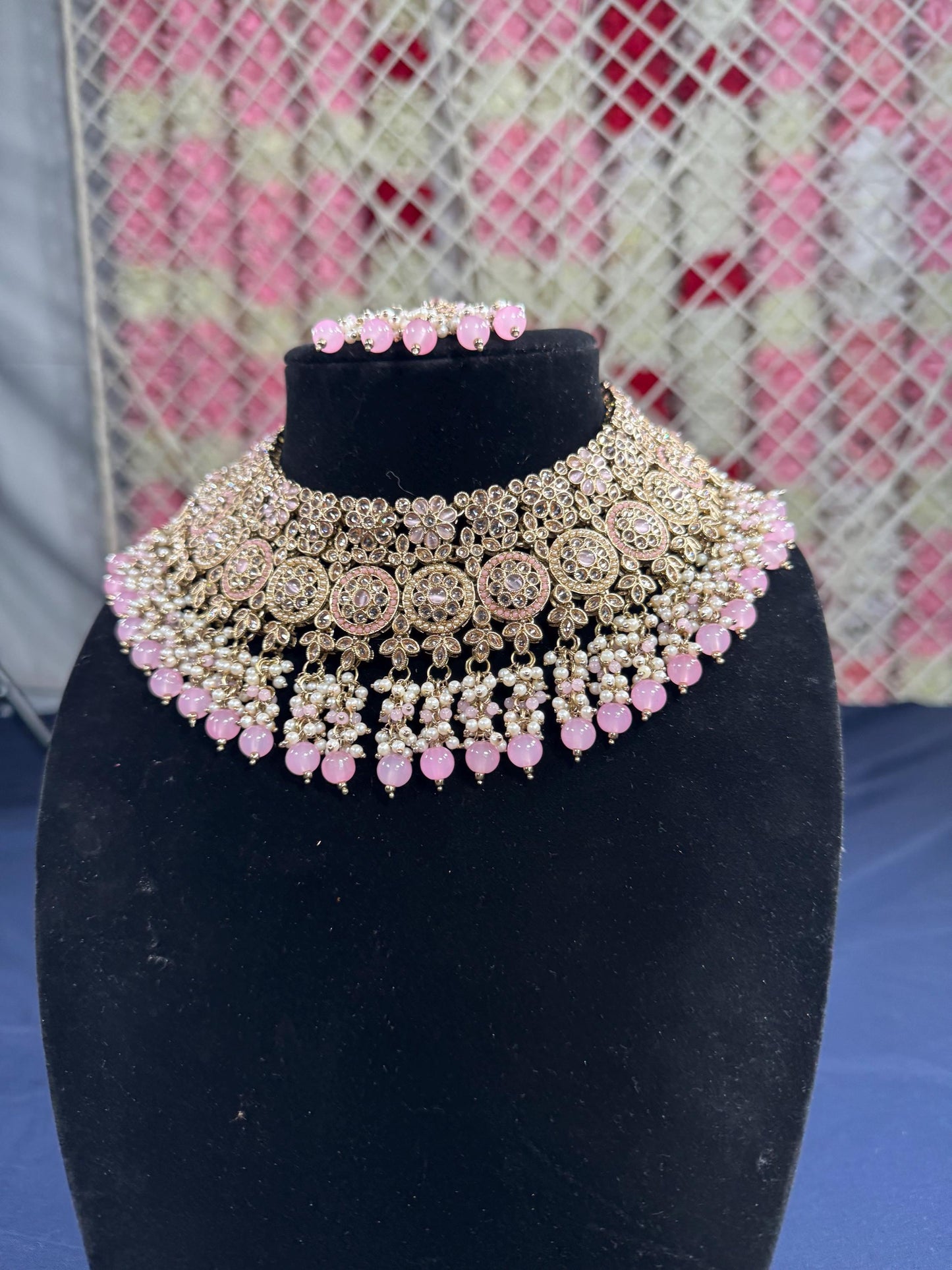 Indian jewlery set/Necklace Set/ Choker/ Bollywood Jewelry/ Indian jewelry/ Pakistani necklace/ punjabi necklace/bridal/