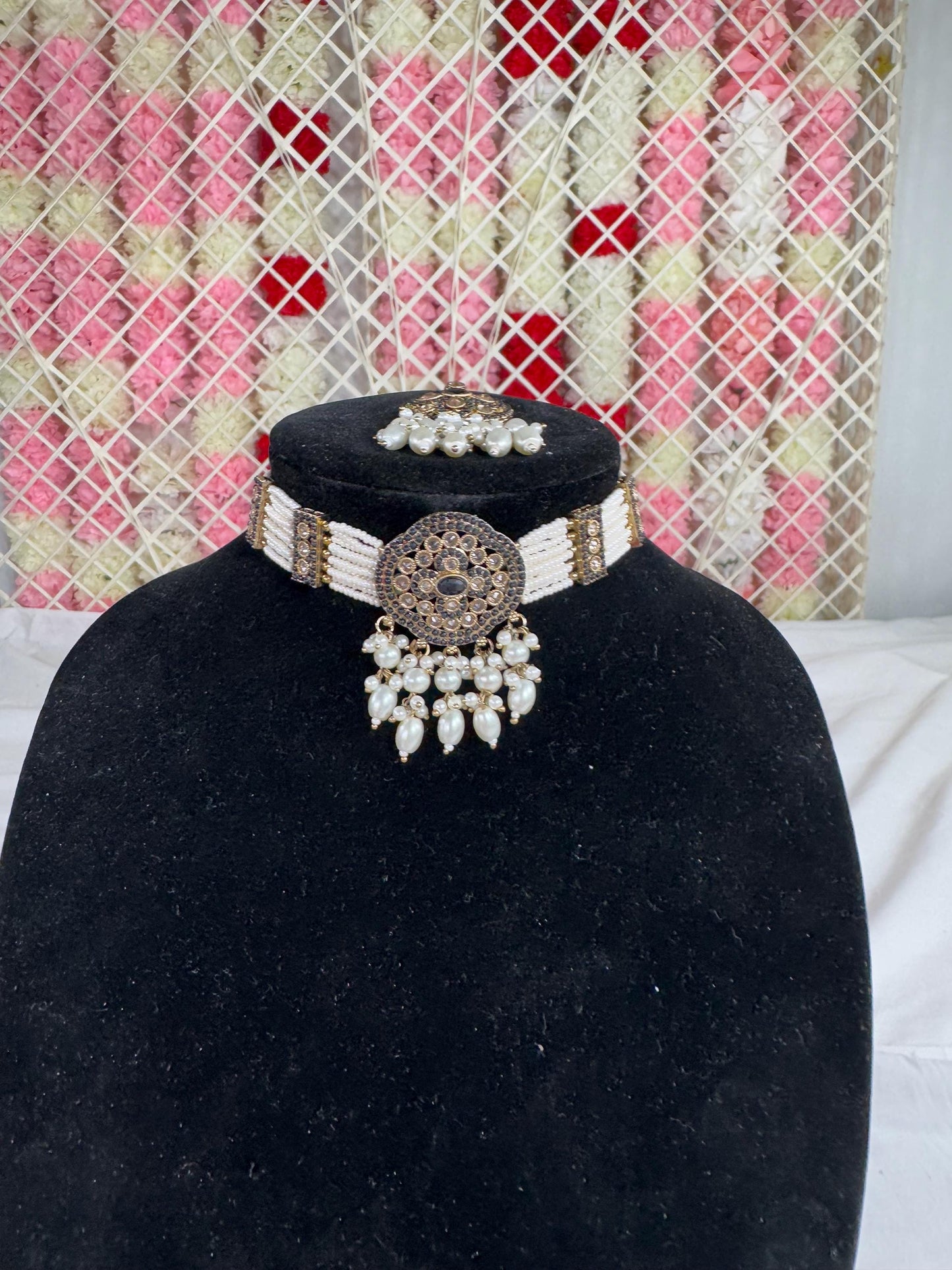 Indian jewlery set/Necklace Set/ Choker/ Bollywood Jewelry/ Indian jewelry/ Pakistani necklace/ punjabi necklace/bridal/