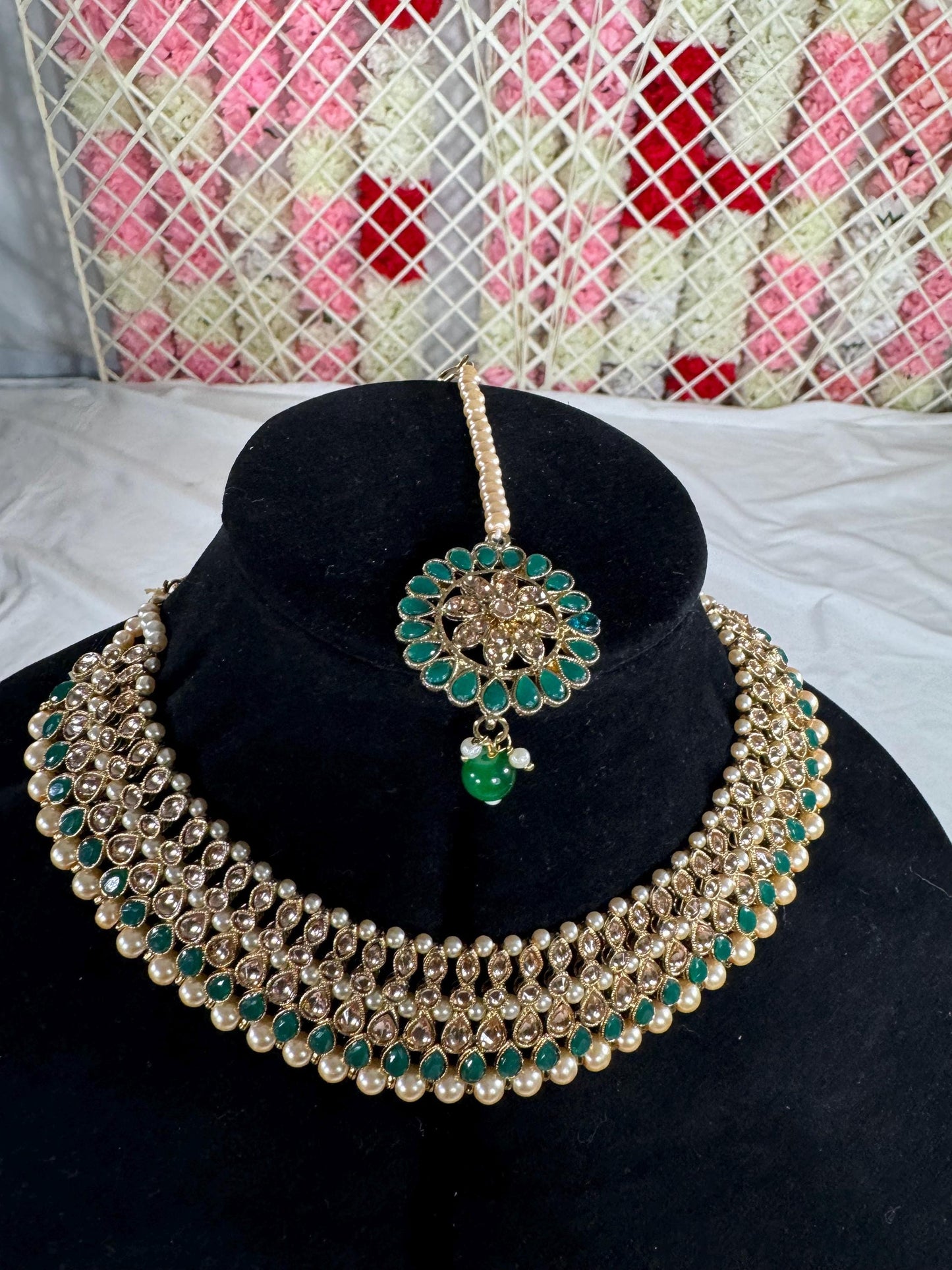 Indian jewlery set/Necklace Set/ Choker/ Bollywood Jewelry/ Indian jewelry/ Pakistani necklace/ punjabi necklace/bridal/