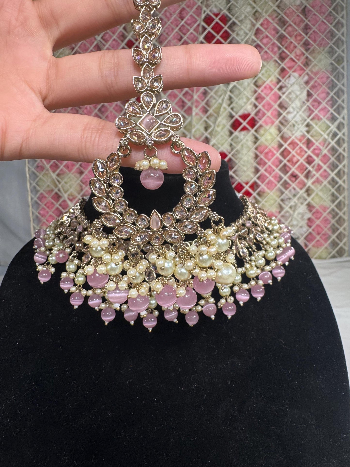 Indian jewlery set/Necklace Set/ Choker/ Bollywood Jewelry/ Indian jewelry/ Pakistani necklace/ punjabi necklace/bridal/