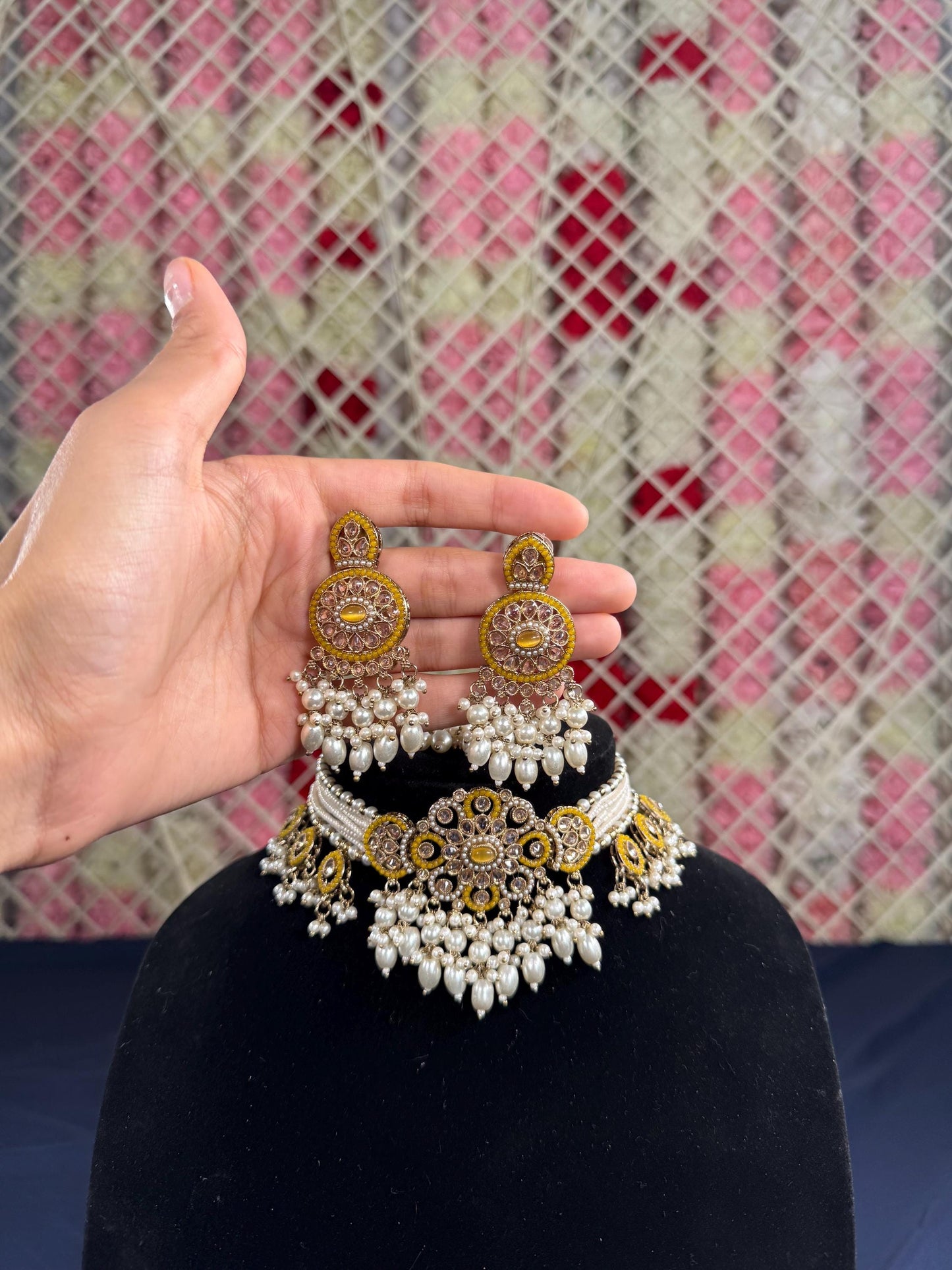 Indian jewlery set/Necklace Set/ Choker/ Bollywood Jewelry/ Indian jewelry/ Pakistani necklace/ punjabi necklace/bridal/