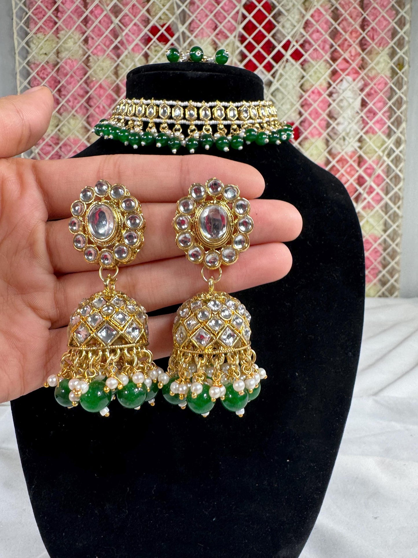 Indian jewlery set/Necklace Set/ Choker/ Bollywood Jewelry/ Indian jewelry/ Pakistani necklace/ punjabi necklace/bridal/