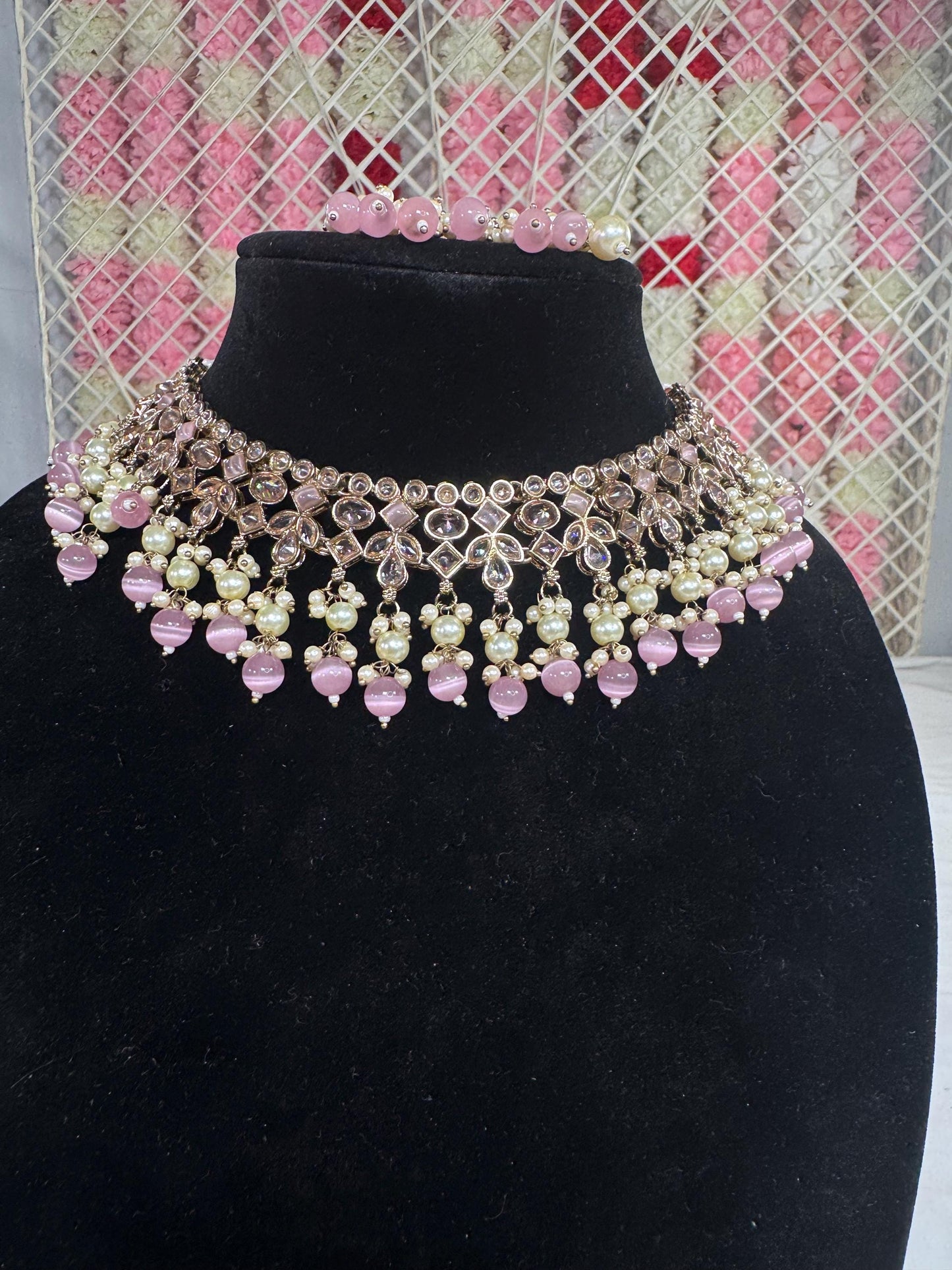Indian jewlery set/Necklace Set/ Choker/ Bollywood Jewelry/ Indian jewelry/ Pakistani necklace/ punjabi necklace/bridal/