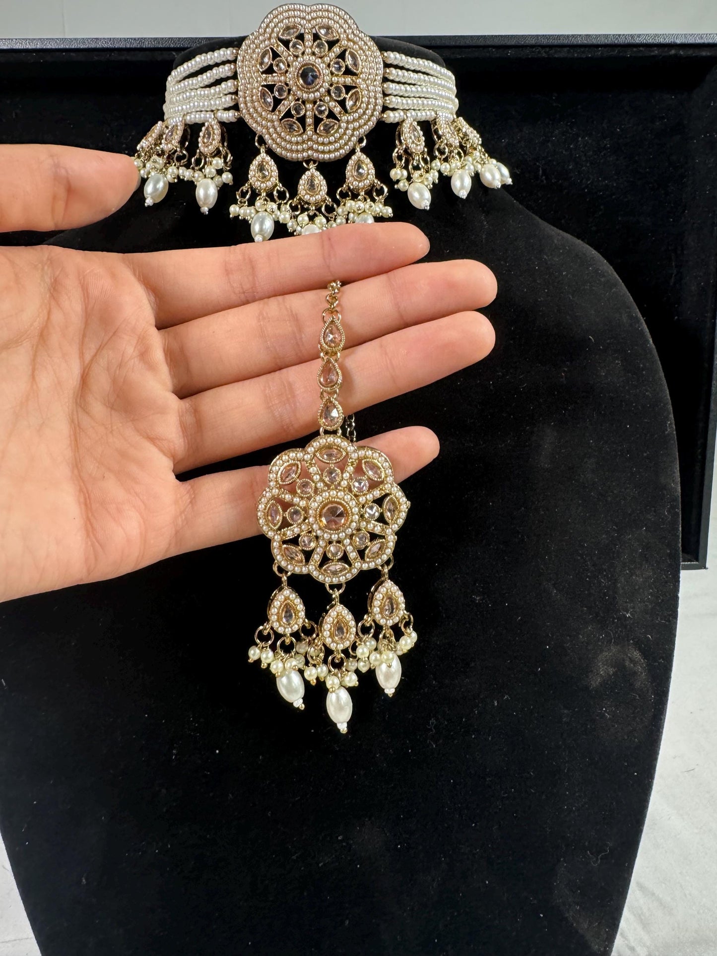 Indian jewlery set/Necklace Set/ Choker/ Bollywood Jewelry/ Indian jewelry/ Pakistani necklace/ punjabi necklace/bridal/