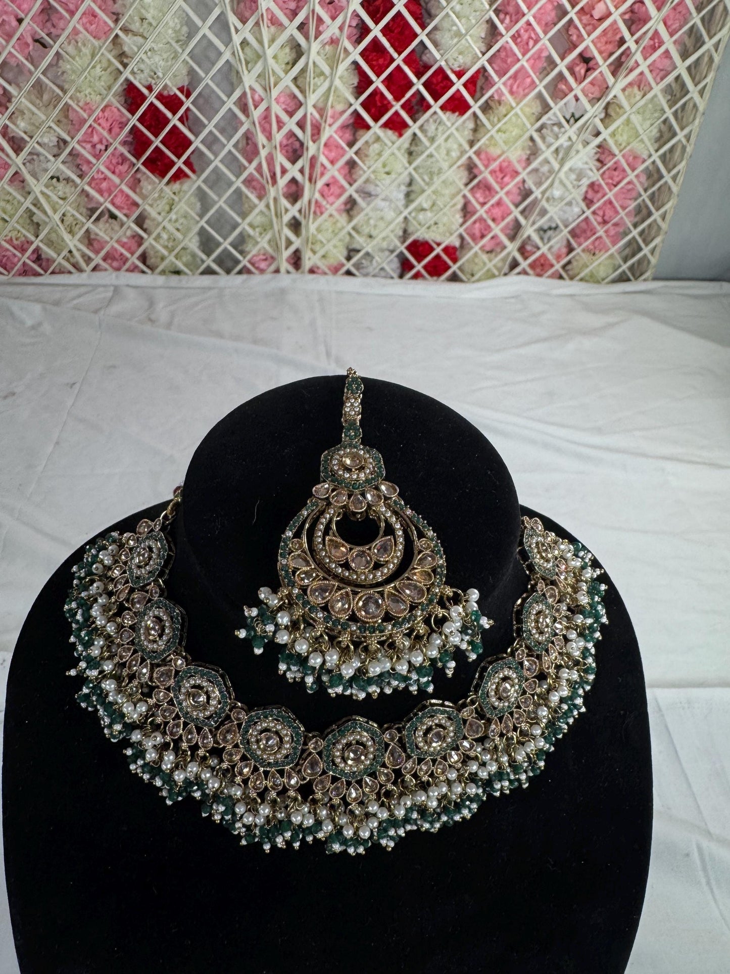 Indian jewlery set/Necklace Set/ Choker/ Bollywood Jewelry/ Indian jewelry/ Pakistani necklace/ punjabi necklace/bridal/
