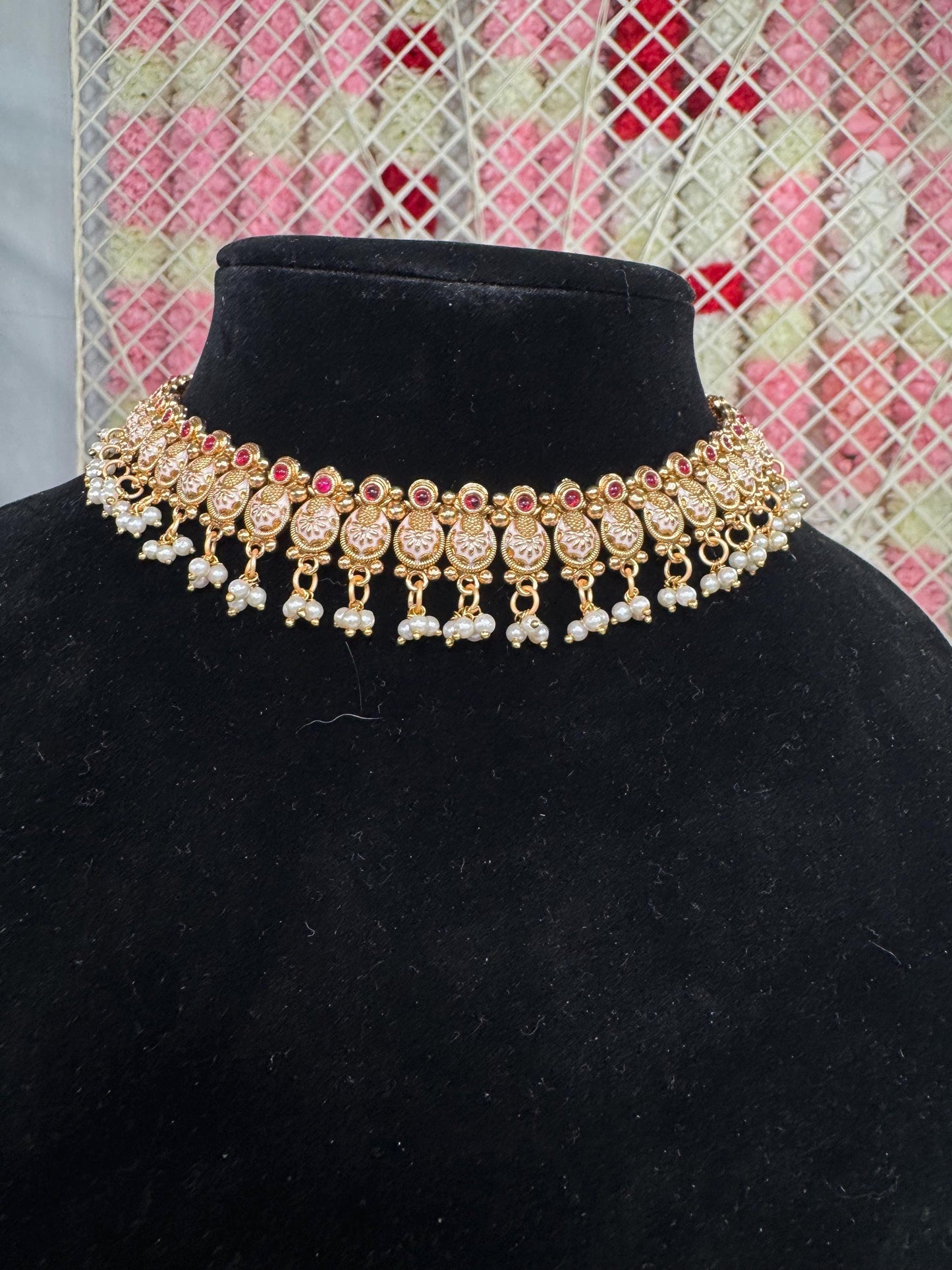 Indian jewlery set/Necklace Set/ Choker/ Bollywood Jewelry/ Indian jewelry/ Pakistani necklace/ punjabi necklace/bridal/