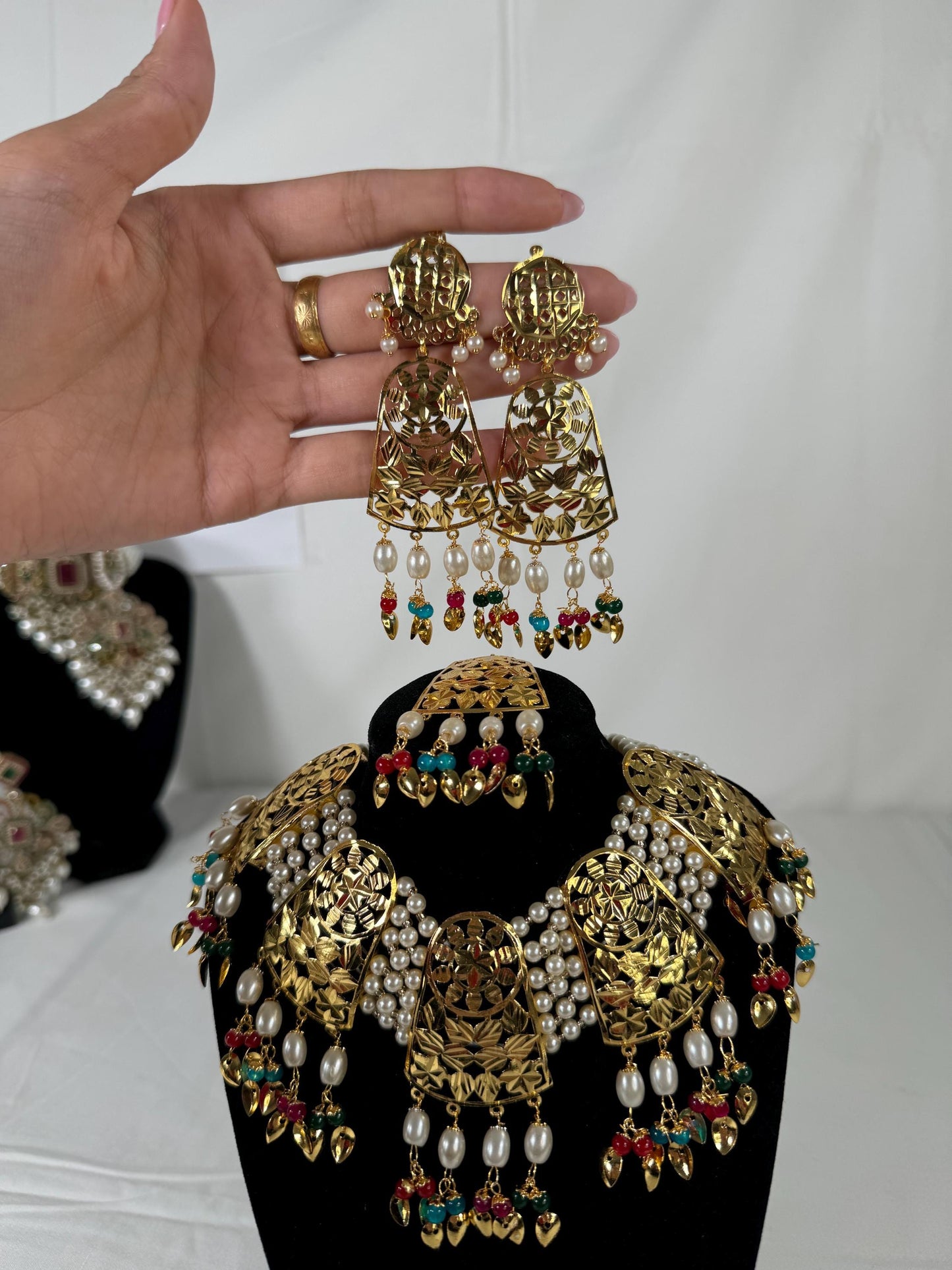 Indian jewlery set/Necklace Set/ Choker/ Bollywood Jewelry/ Indian jewelry/ Pakistani necklace/ punjabi necklace/bridal/