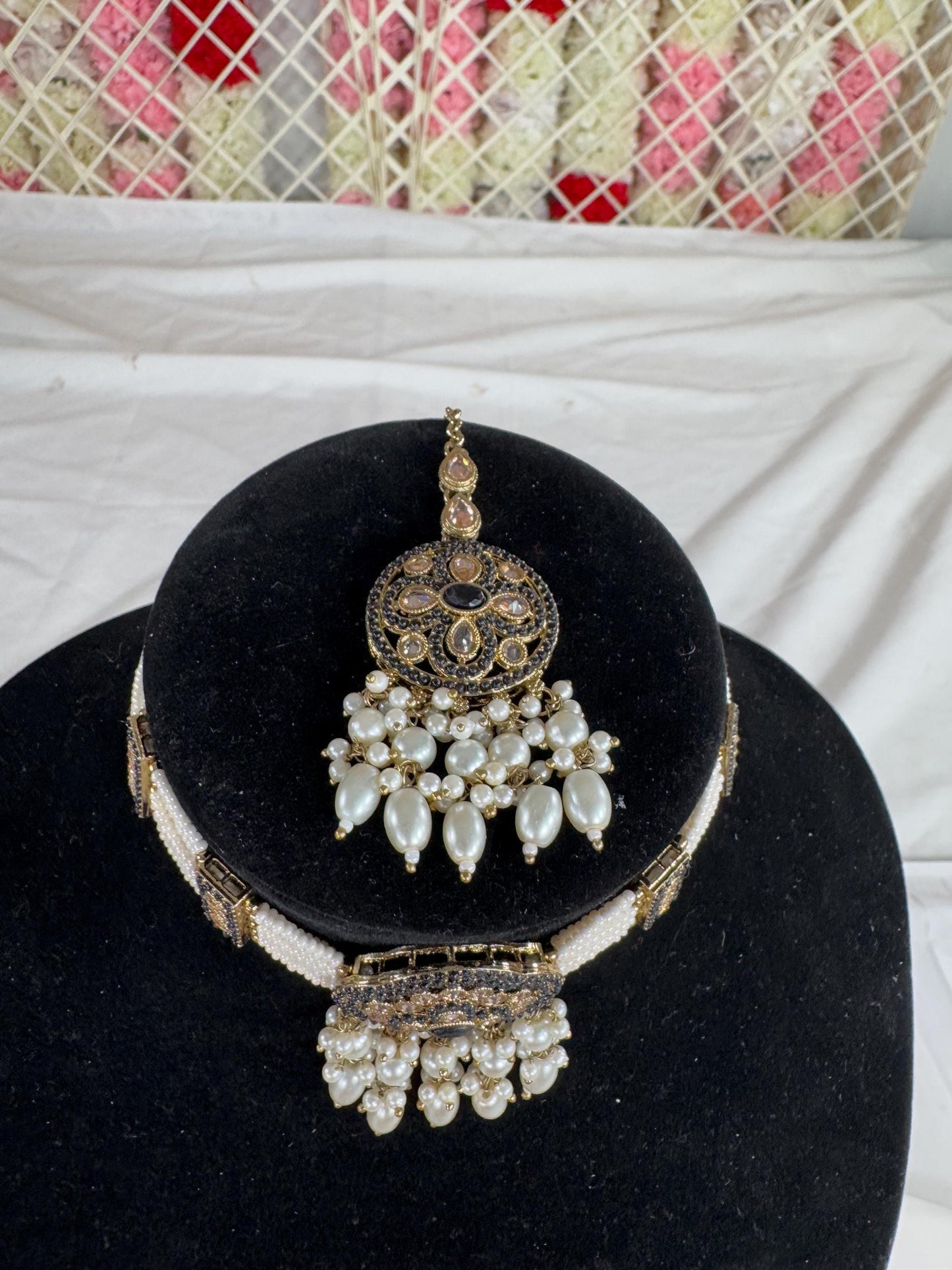 Indian jewlery set/Necklace Set/ Choker/ Bollywood Jewelry/ Indian jewelry/ Pakistani necklace/ punjabi necklace/bridal/