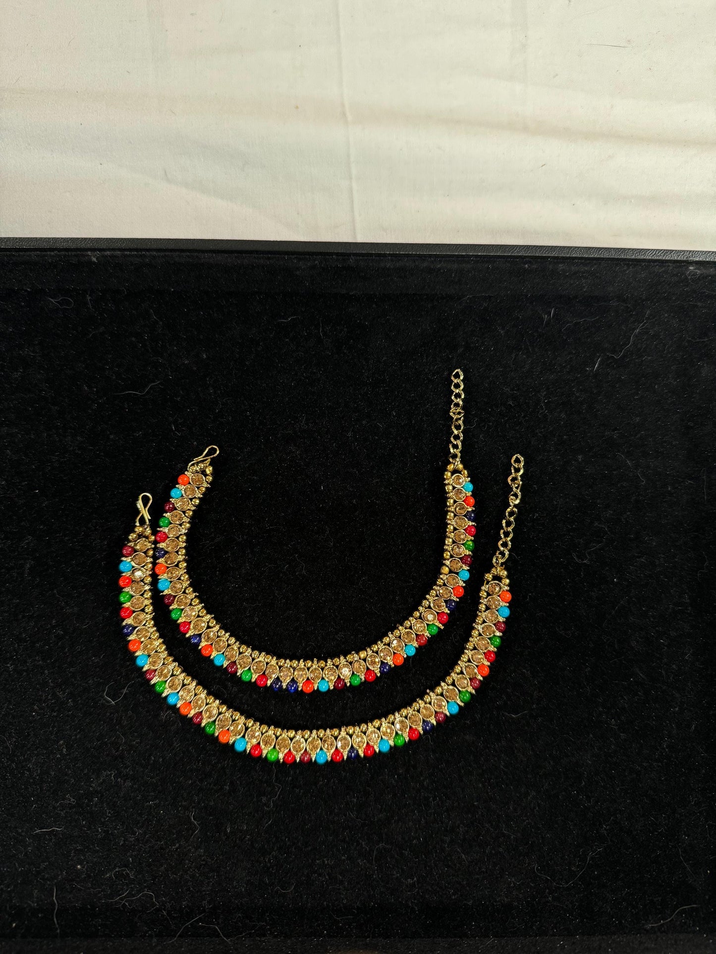 Anklets/Payal/ Indian Jewelry/ Silver Payal/ Panjeb/ Pakistani Jewelry/ Bollywood Jewelry/ Statement Jewelry/ Silver Anklet
