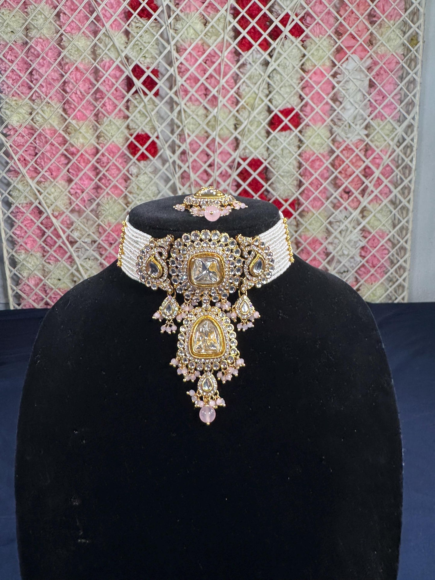 Indian jewlery set/Necklace Set/ Choker/ Bollywood Jewelry/ Indian jewelry/ Pakistani necklace/ punjabi necklace/bridal/