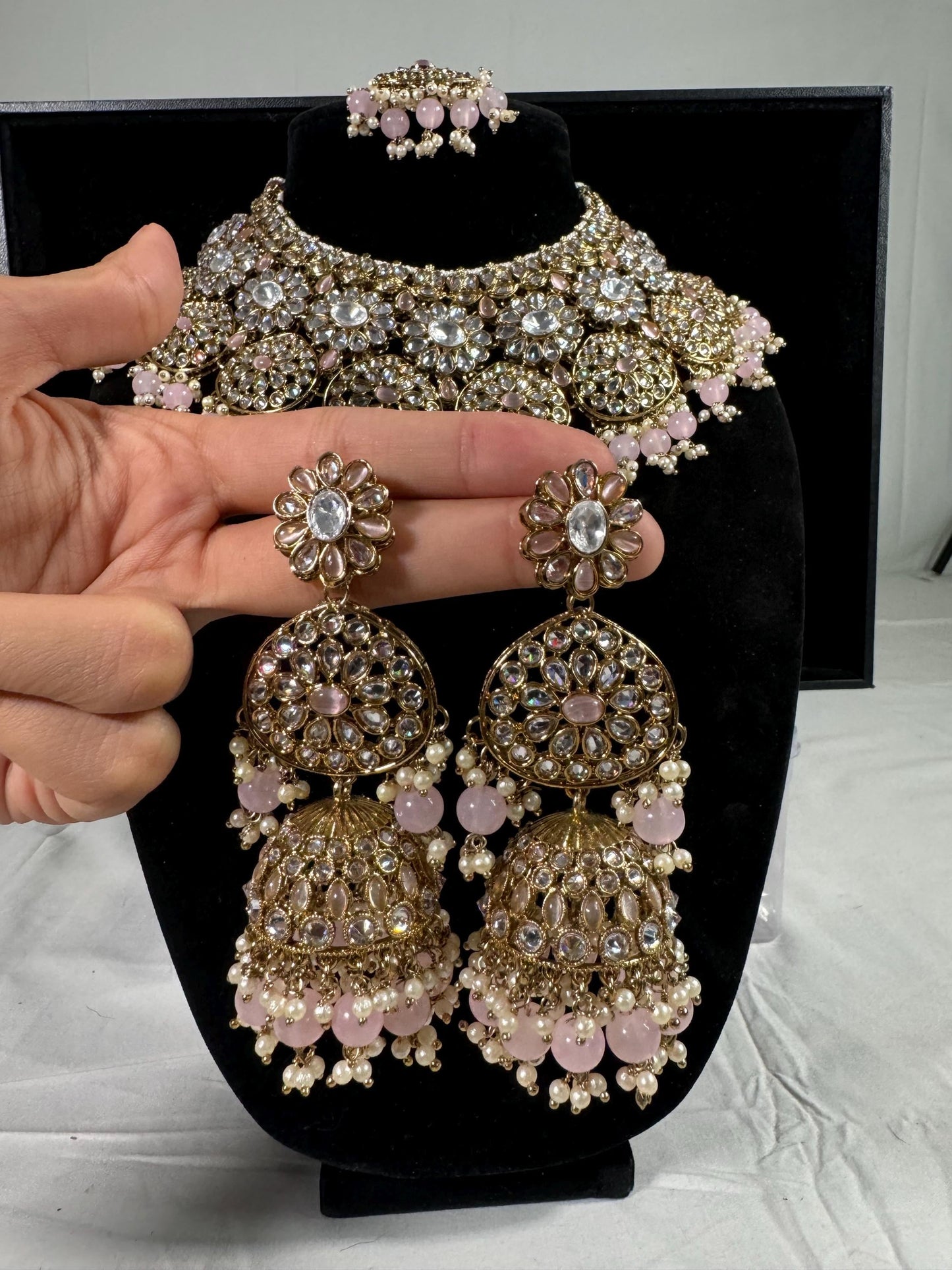 Indian jewlery set/Necklace Set/ Choker/ Bollywood Jewelry/ Indian jewelry/ Pakistani necklace/ punjabi necklace/bridal/