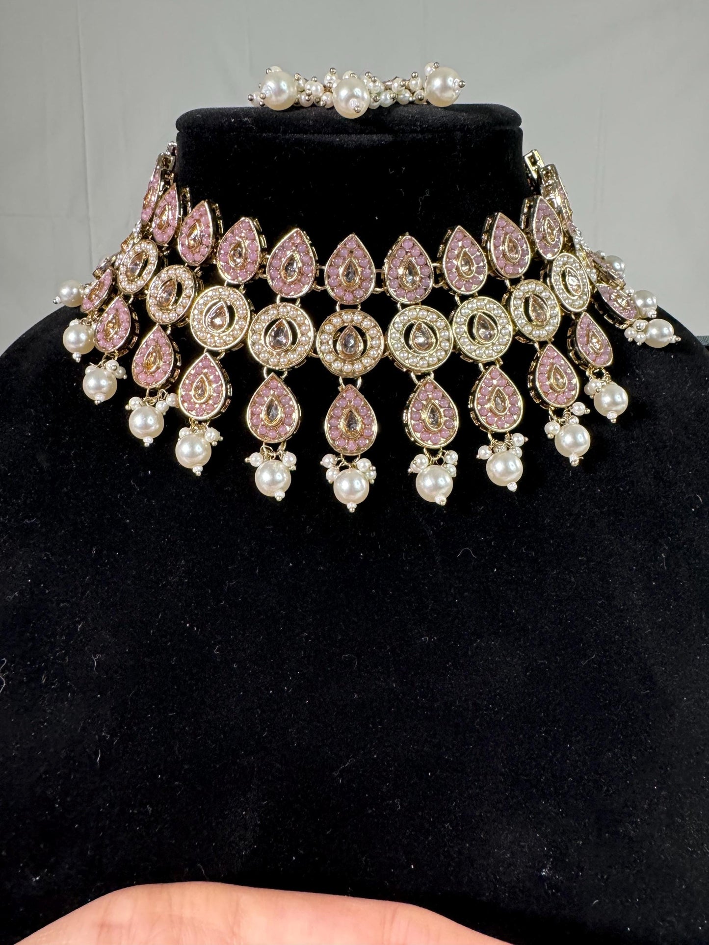 Indian jewlery set/Necklace Set/ Choker/ Bollywood Jewelry/ Indian jewelry/ Pakistani necklace/ punjabi necklace/bridal/