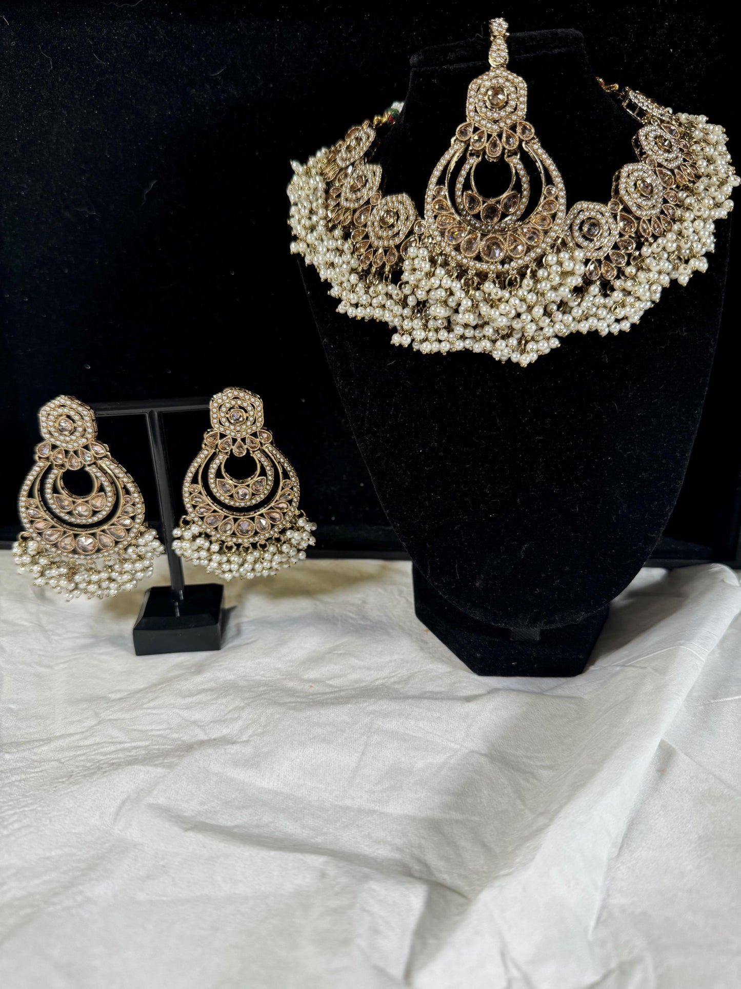Indian jewlery set/Necklace Set/ Choker/ Bollywood Jewelry/ Indian jewelry/ Pakistani necklace/ punjabi necklace/bridal/