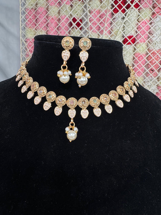 Indian jewlery set/Necklace Set/  Choker/ Bollywood Jewelry/ Indian jewelry/ Pakistani necklace/ punjabi necklace/bridal/