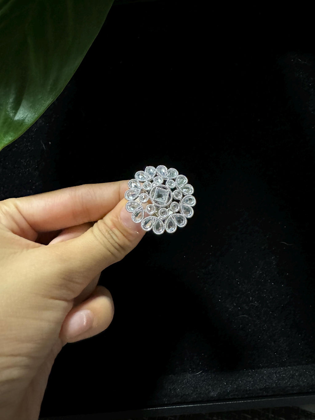 Bollywood Style Ring , Indian Gold Plated ring, Statement Ethnic Jewelry, Festive rings , Women's Accessories, Adjustable Ring, desi ring,