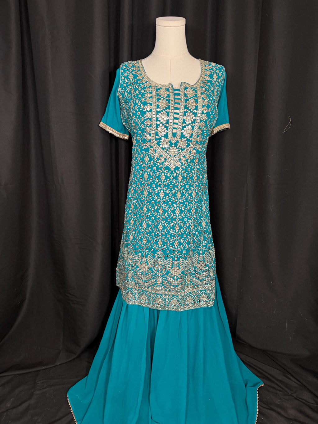 Punjabi Sharrara For Women Indian Designer, Pakistani suit, lehengha, sharara, desi clothe,Wear Chaniya Choli bollywood Style Indian outfits