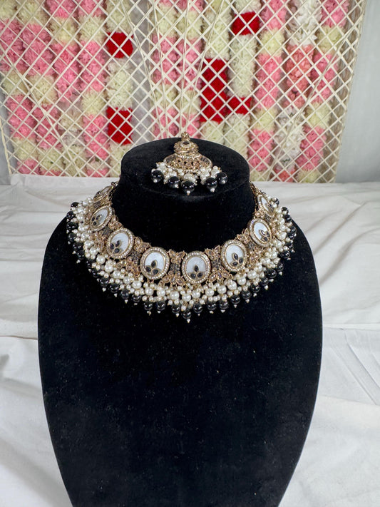 Indian jewlery set/Necklace Set/  Choker/ Bollywood Jewelry/ Indian jewelry/ Pakistani necklace/ punjabi necklace/bridal/