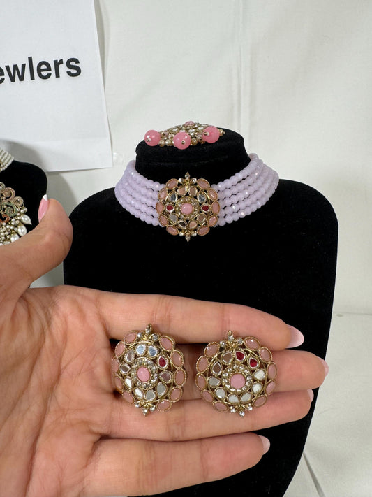 Indian jewlery set/Necklace Set/  Choker/ Bollywood Jewelry/ Indian jewelry/ Pakistani necklace/ punjabi necklace/bridal/