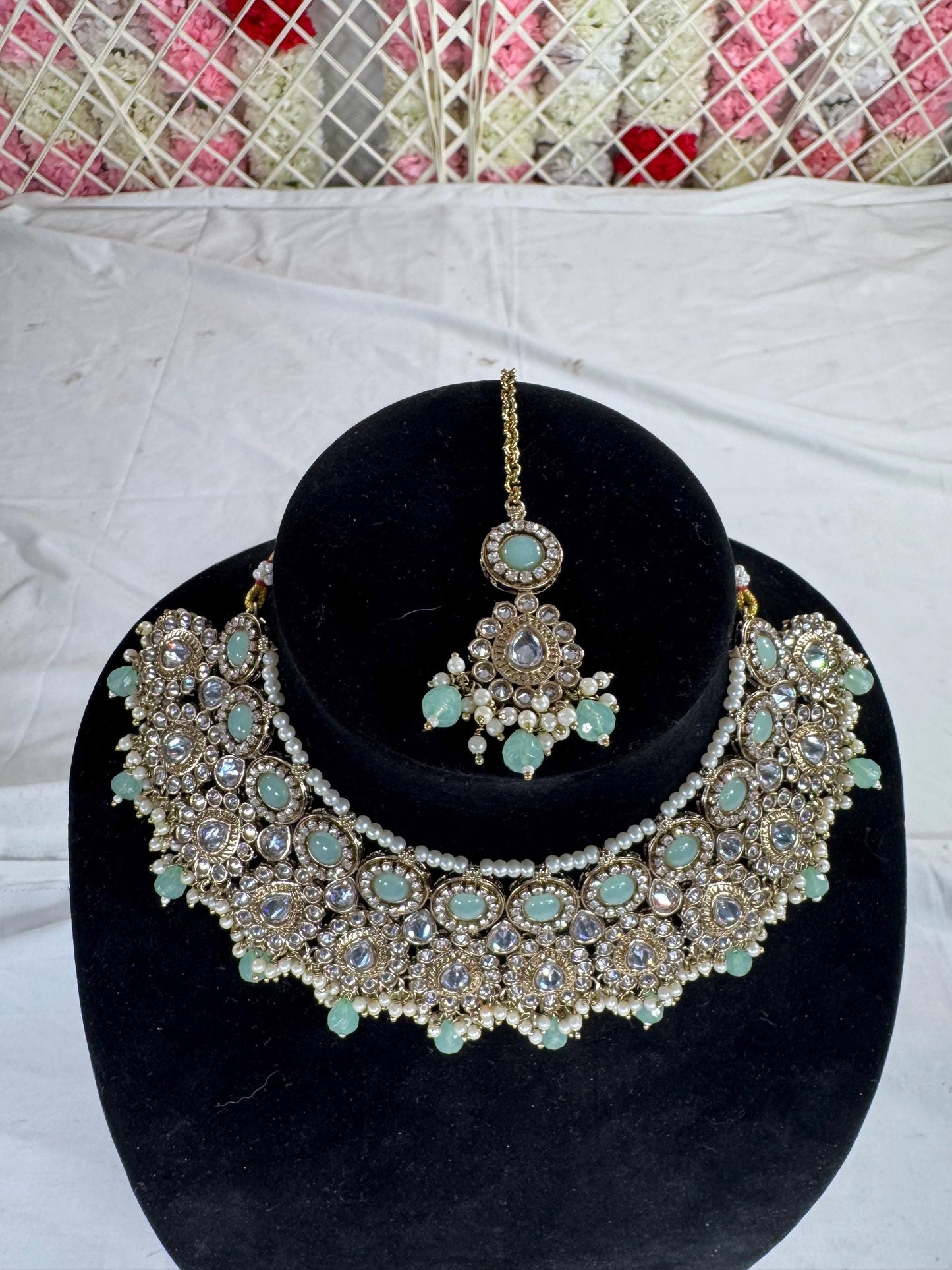 Indian jewlery set/Necklace Set/  Choker/ Bollywood Jewelry/ Indian jewelry/ Pakistani necklace/ punjabi necklace/bridal/