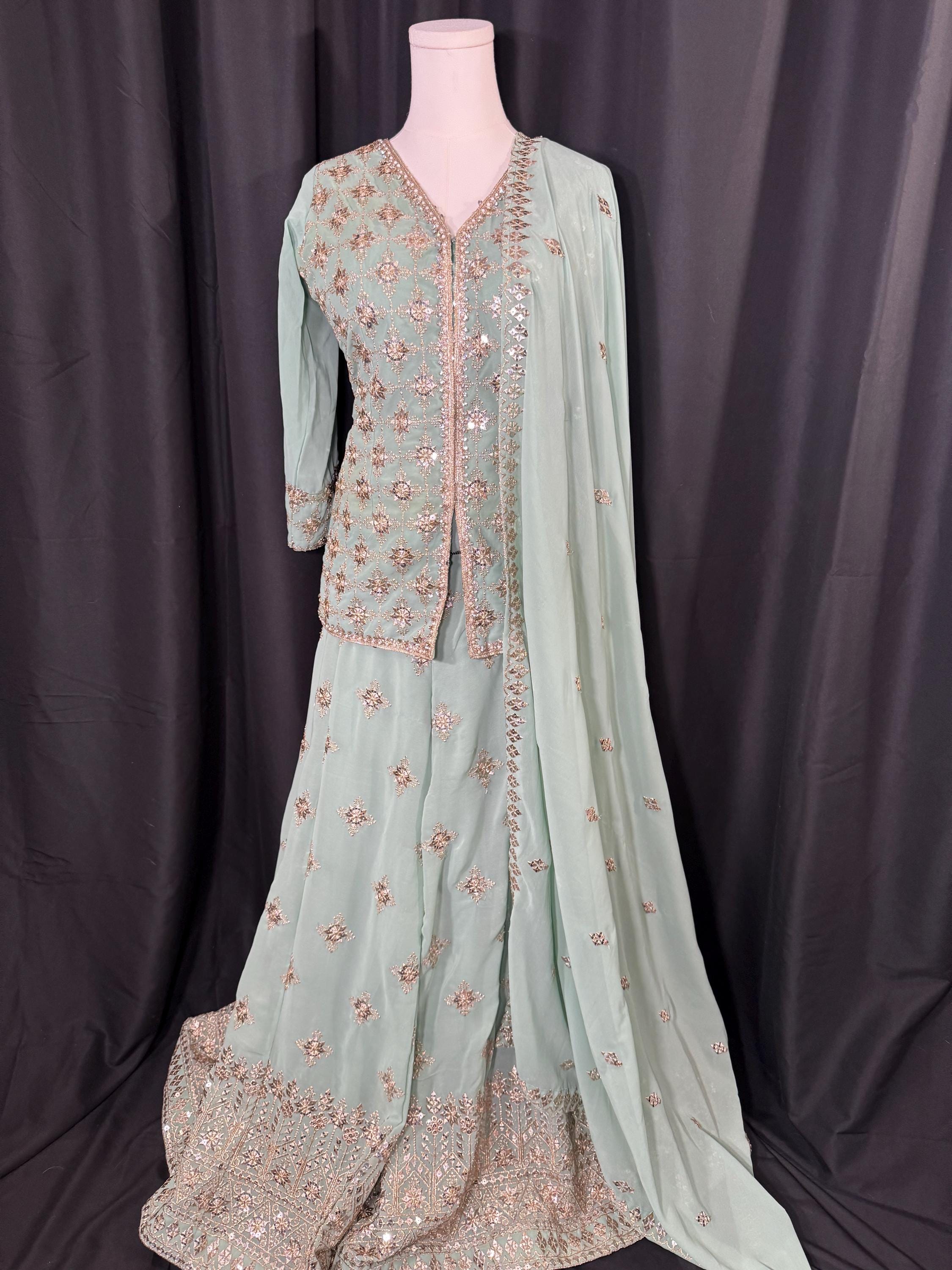 Punjabi Sharrara For Women Indian Designer Wedding Wear Party Wear function Wear Reception Wear Chaniya Choli bollywood Style Indian outfits