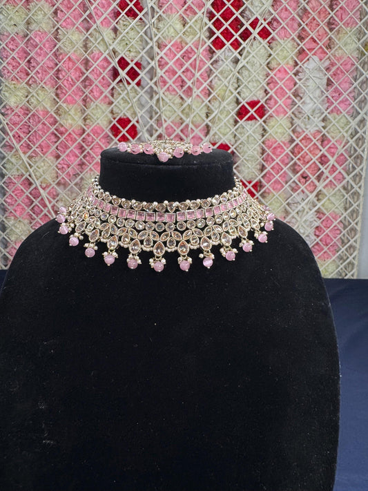 Indian jewlery set/Necklace Set/  Choker/ Bollywood Jewelry/ Indian jewelry/ Pakistani necklace/ punjabi necklace/bridal/