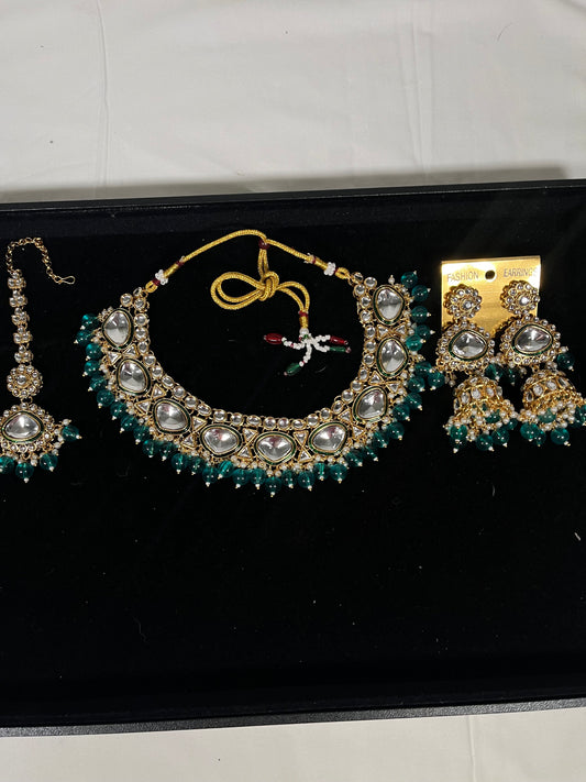 Indian jewlery set/Necklace Set/  Choker/ Bollywood Jewelry/ Indian jewelry/ Pakistani necklace/ punjabi necklace/bridal/