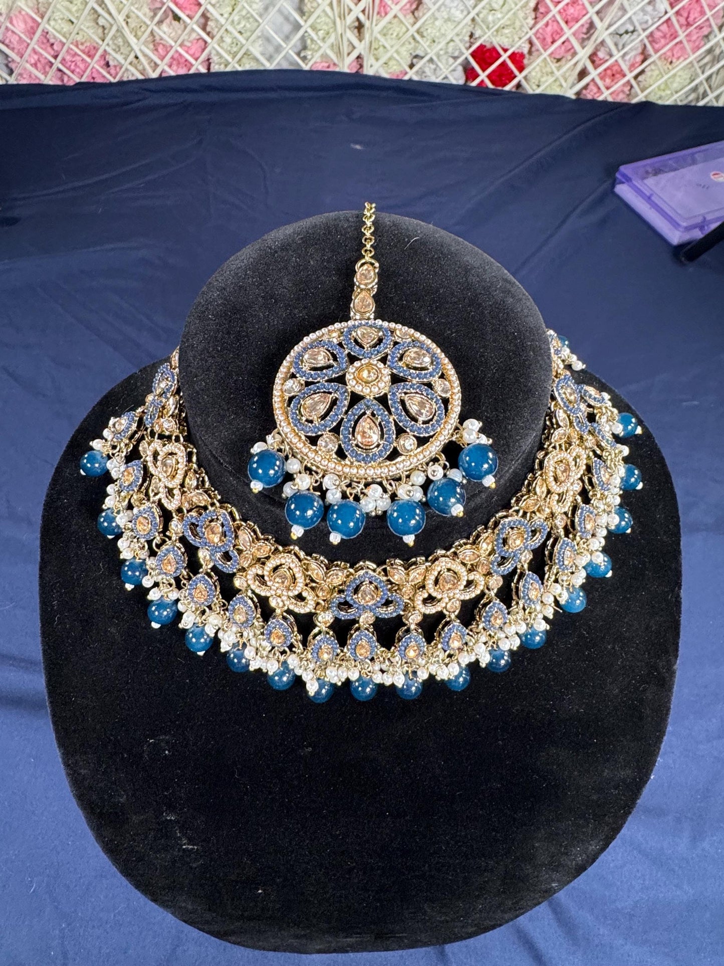 Indian jewlery set/Necklace Set/  Choker/ Bollywood Jewelry/ Indian jewelry/ Pakistani necklace/ punjabi necklace/bridal/