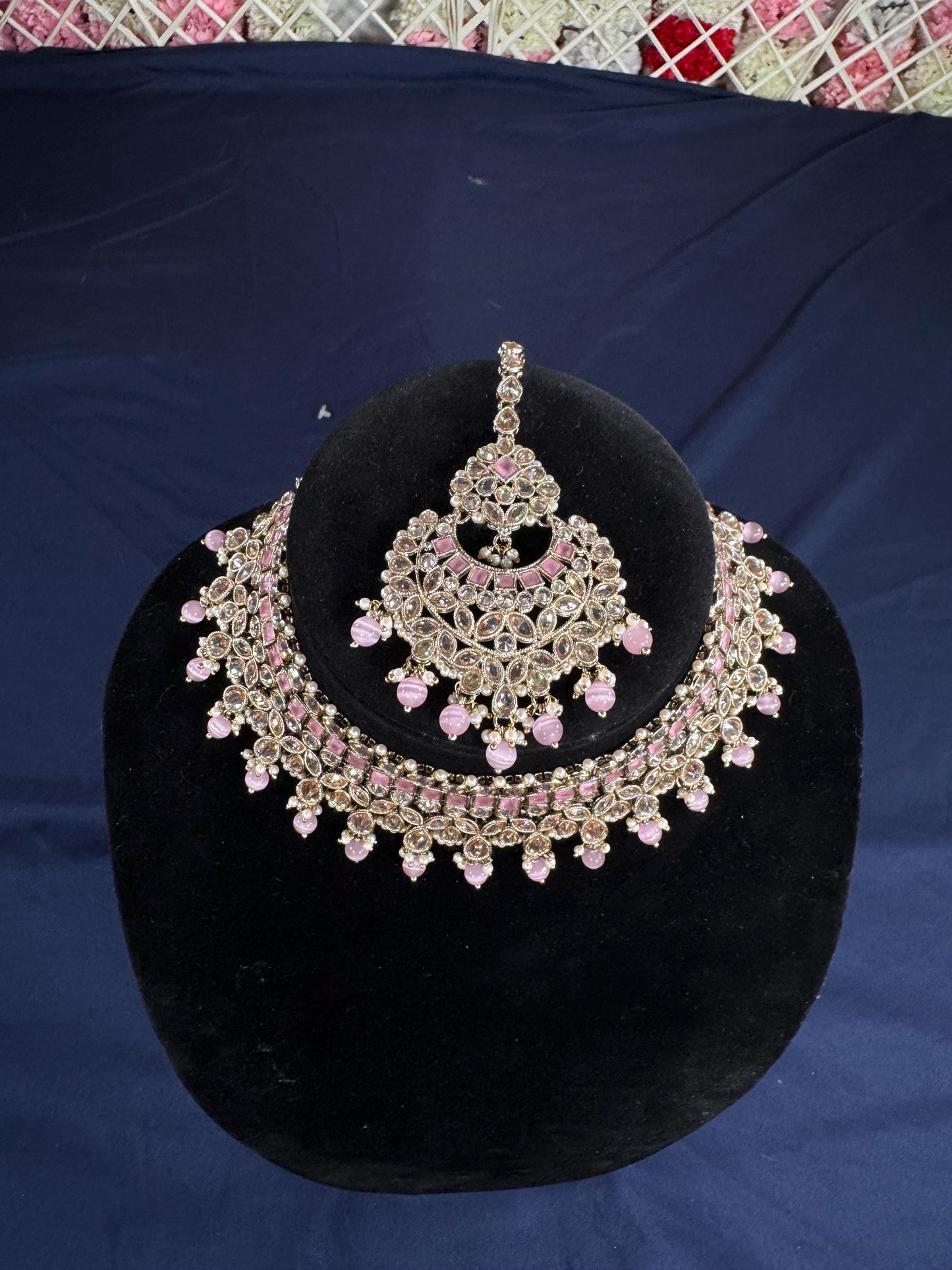 Indian jewlery set/Necklace Set/  Choker/ Bollywood Jewelry/ Indian jewelry/ Pakistani necklace/ punjabi necklace/bridal/